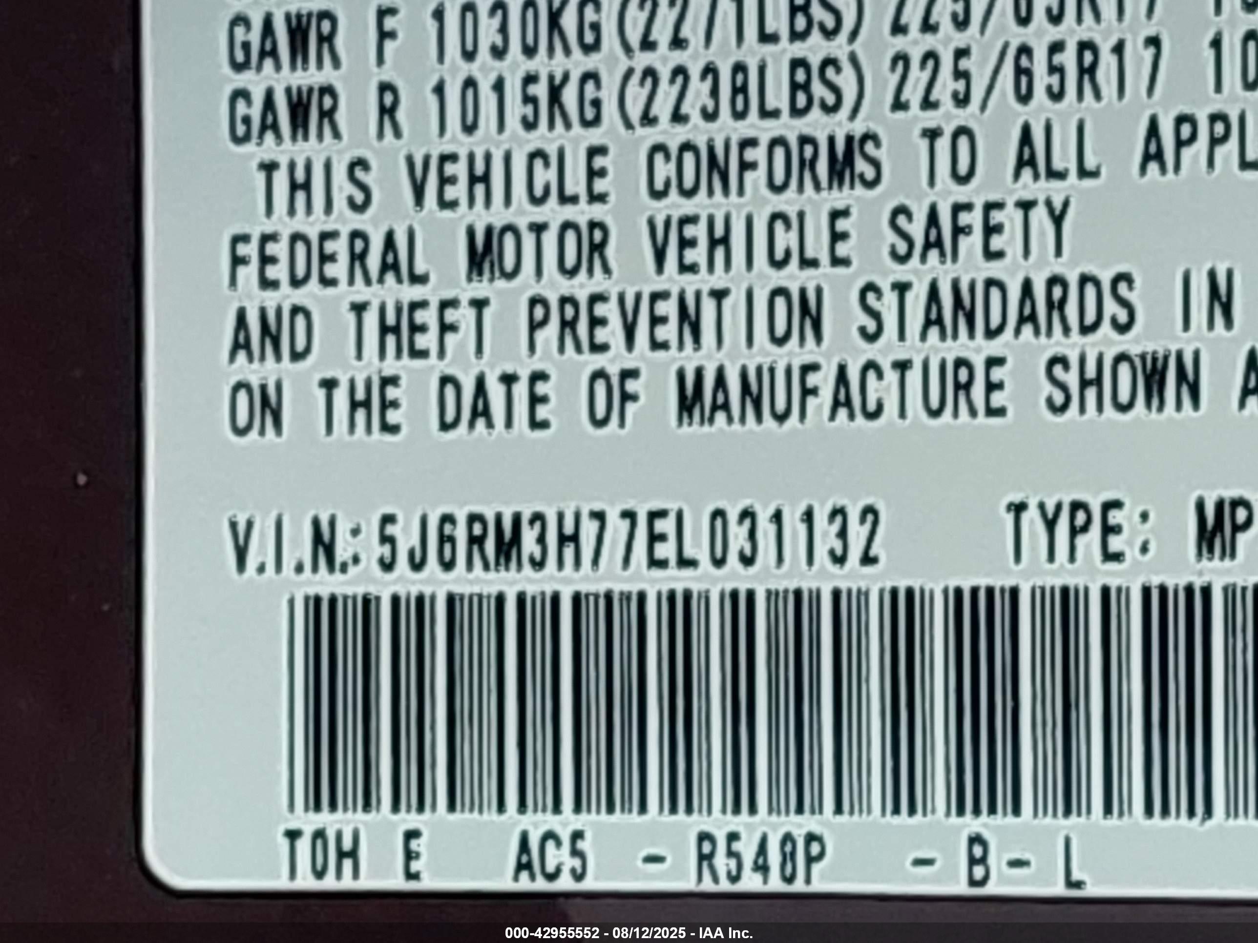 HONDA CR-V image 9