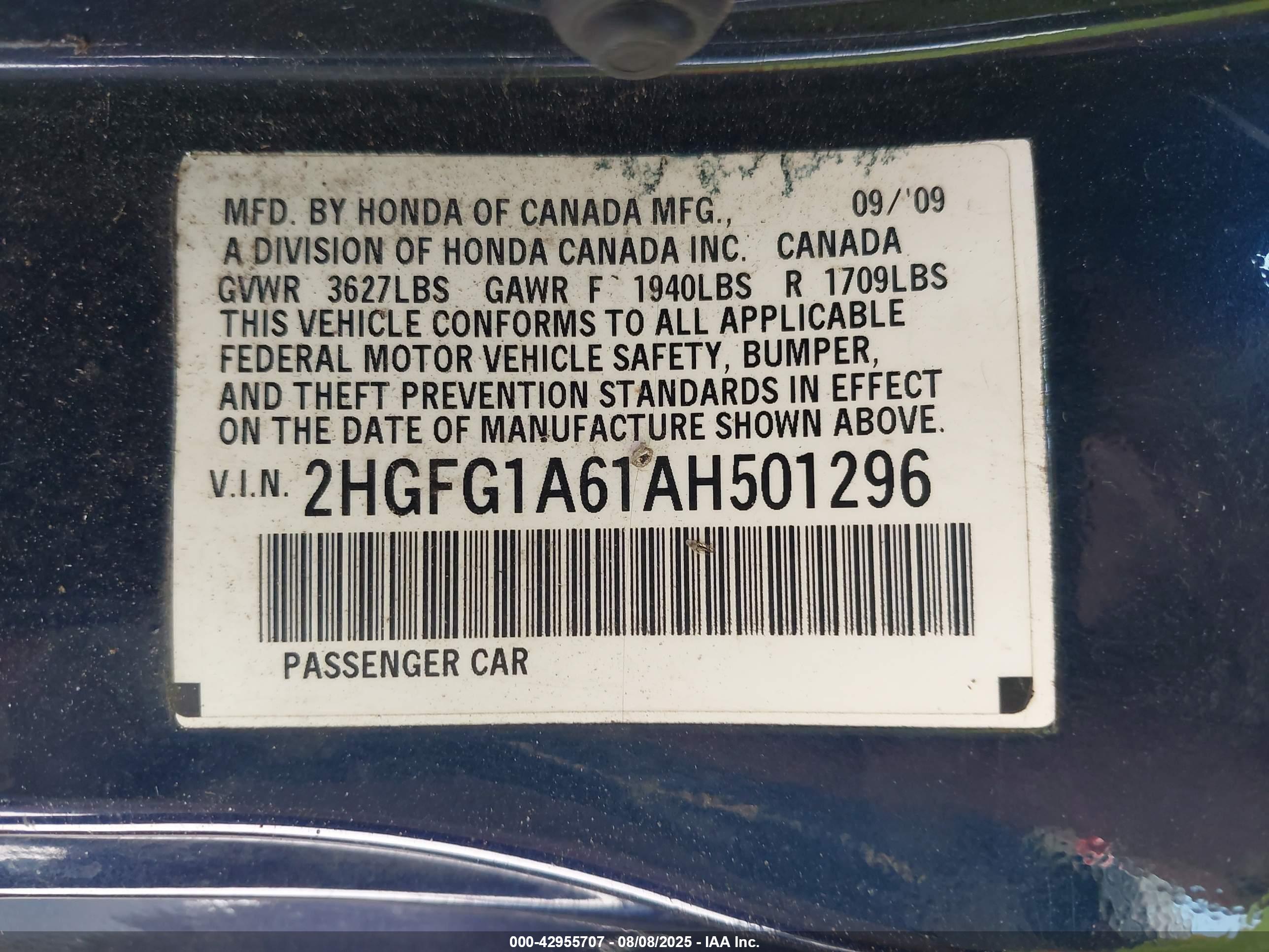 HONDA CIVIC image 9