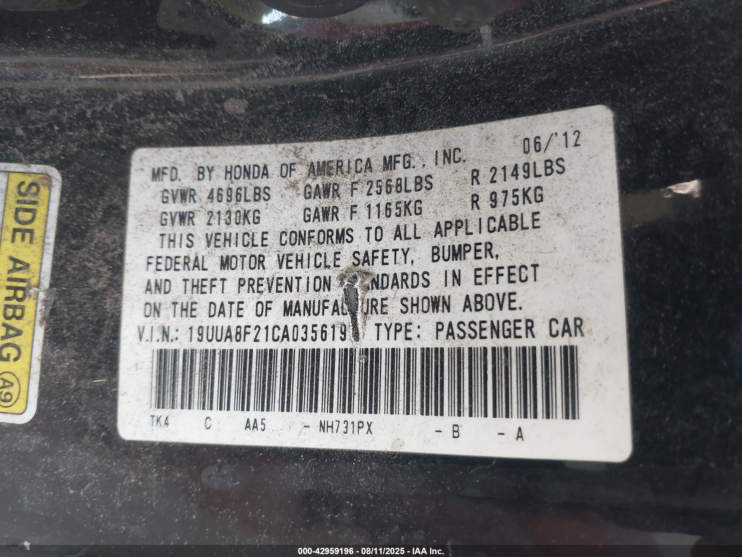 ACURA TL image 9