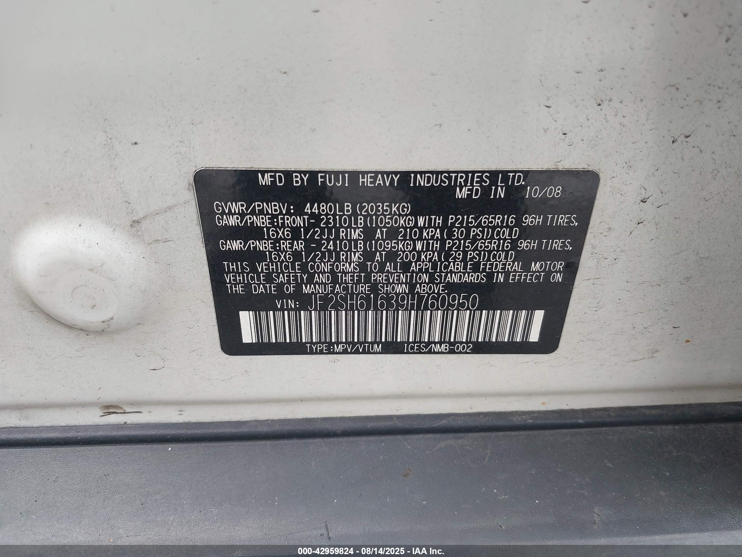 SUBARU FORESTER image 9