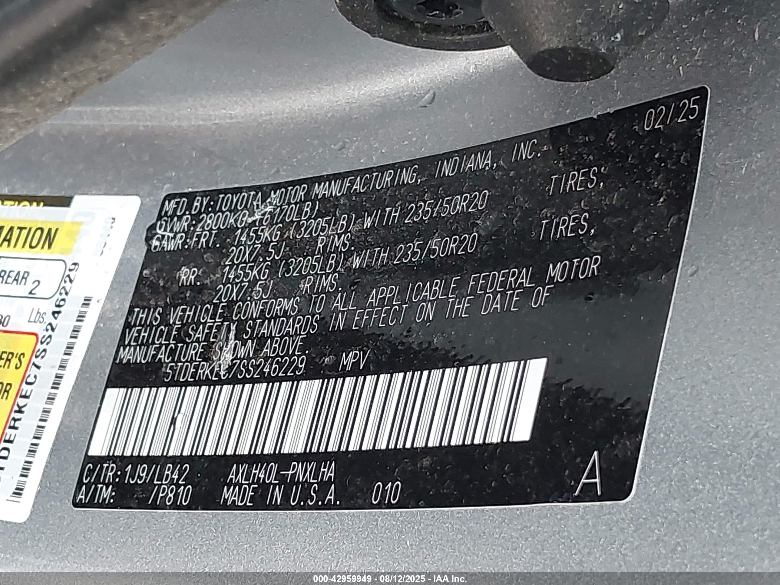 TOYOTA SIENNA image 9