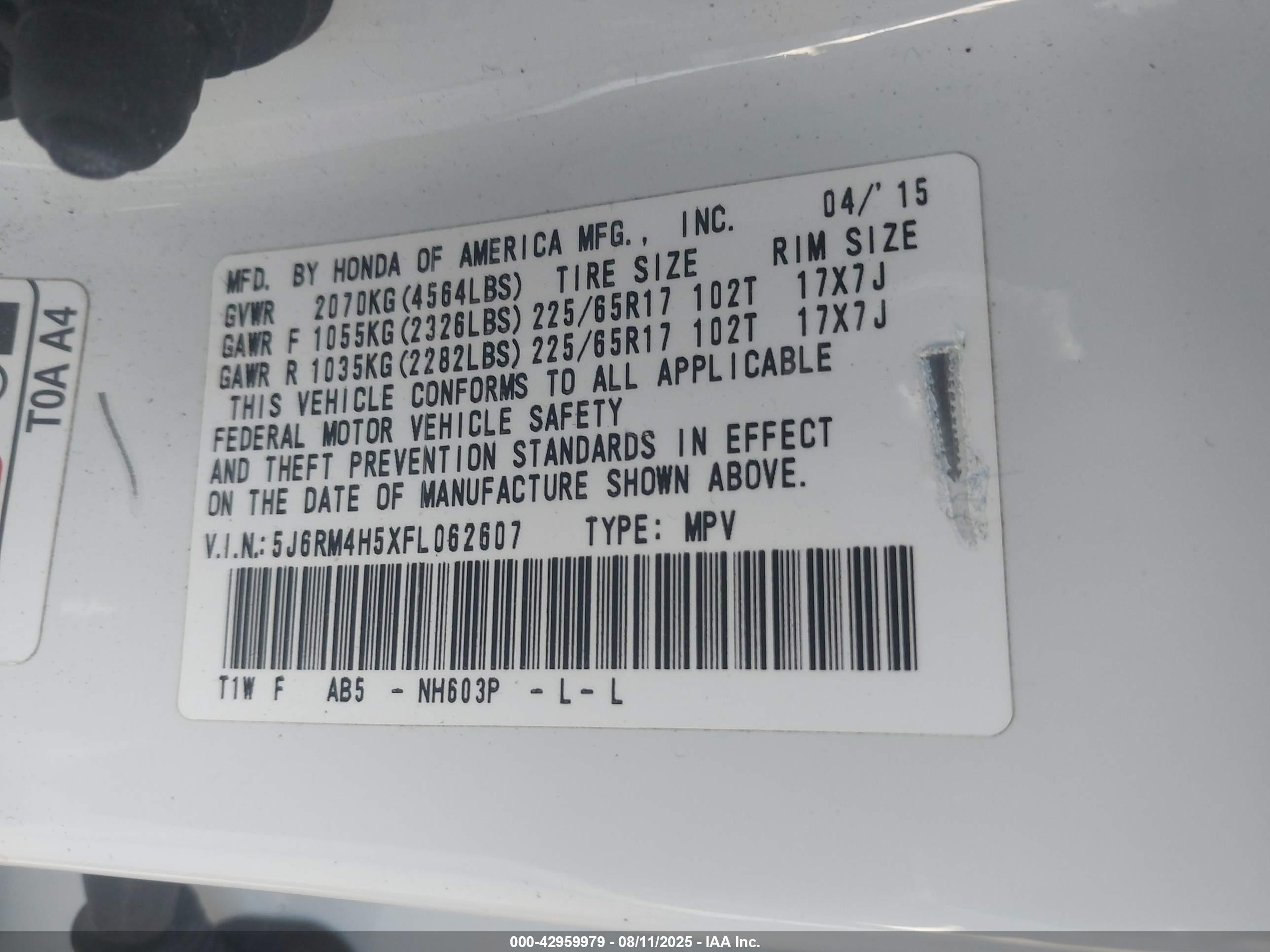 HONDA CR-V image 9