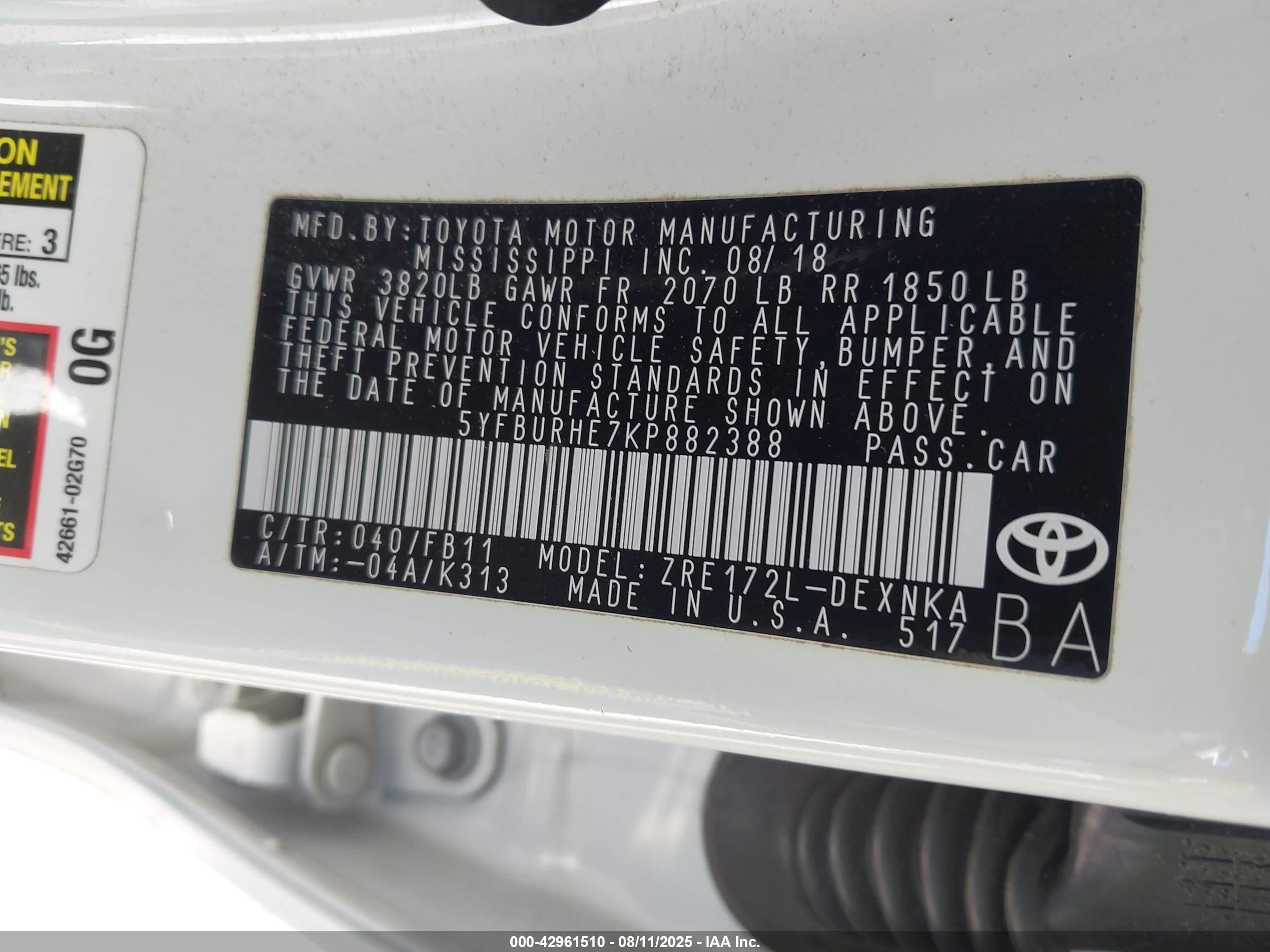 TOYOTA COROLLA image 9