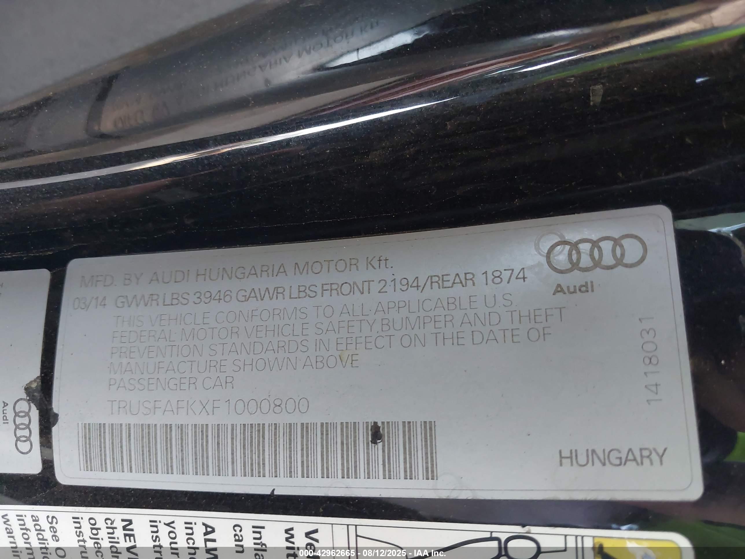 AUDI TT image 9