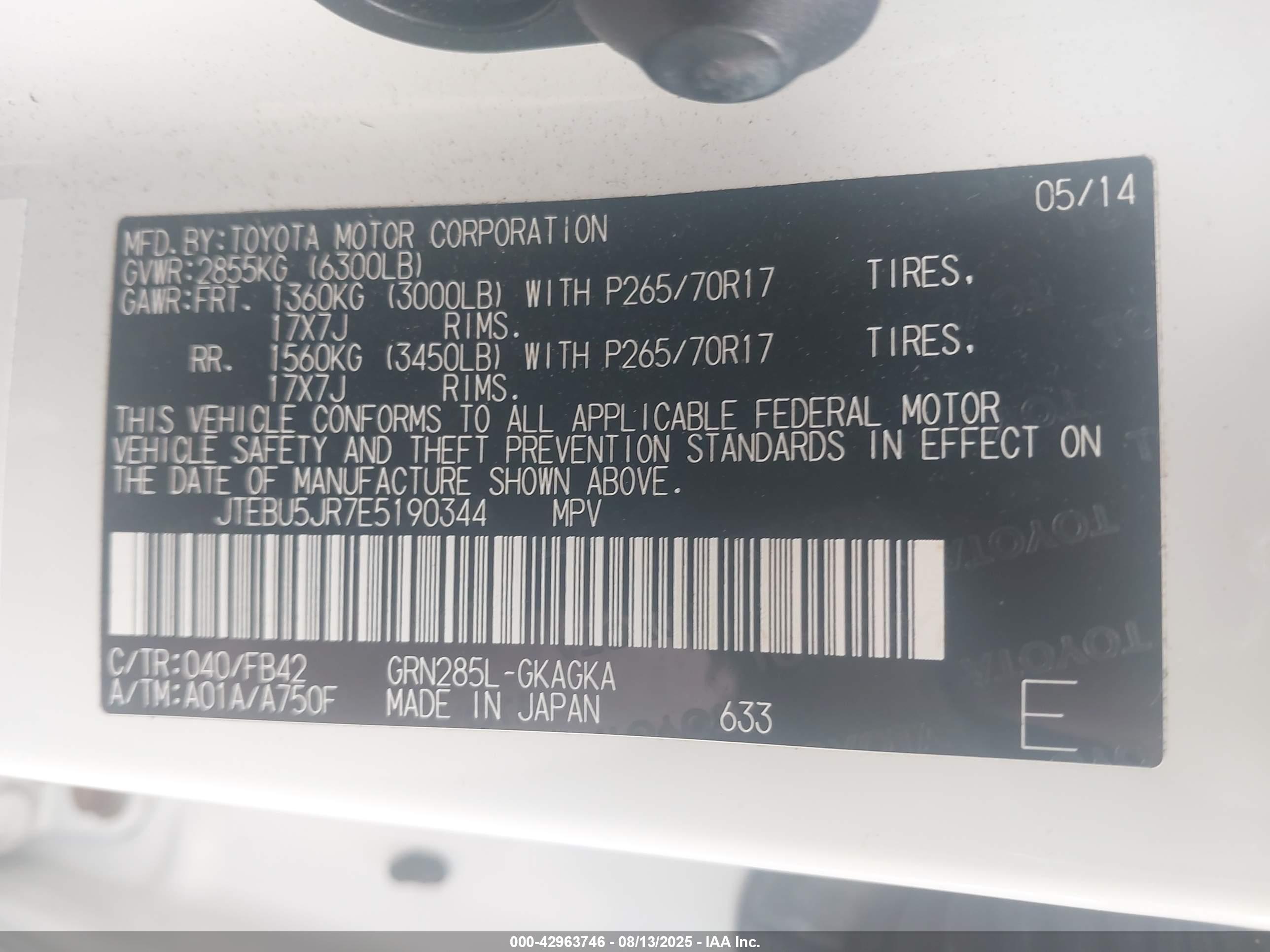 TOYOTA 4RUNNER image 9
