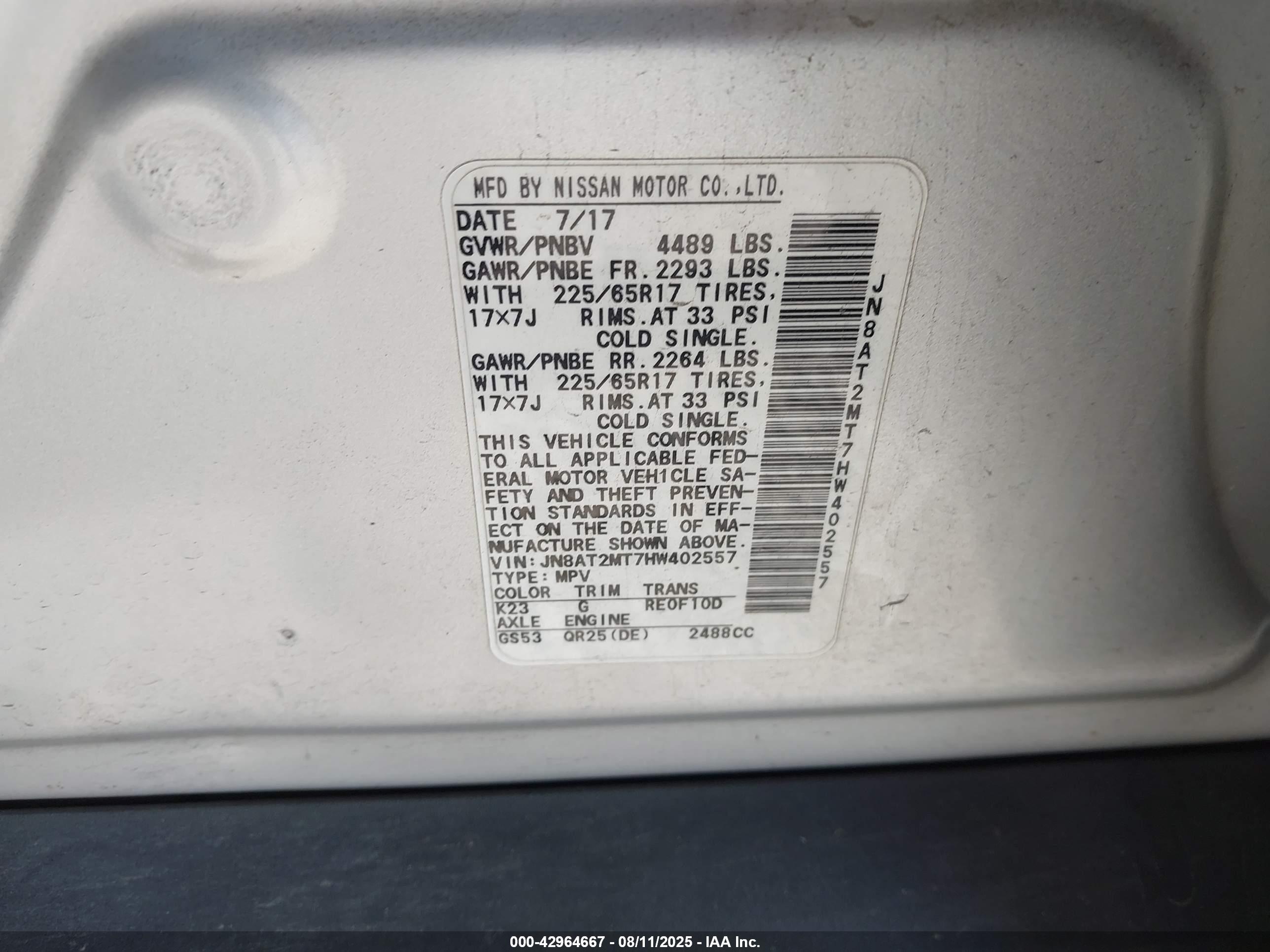 NISSAN ROGUE image 9