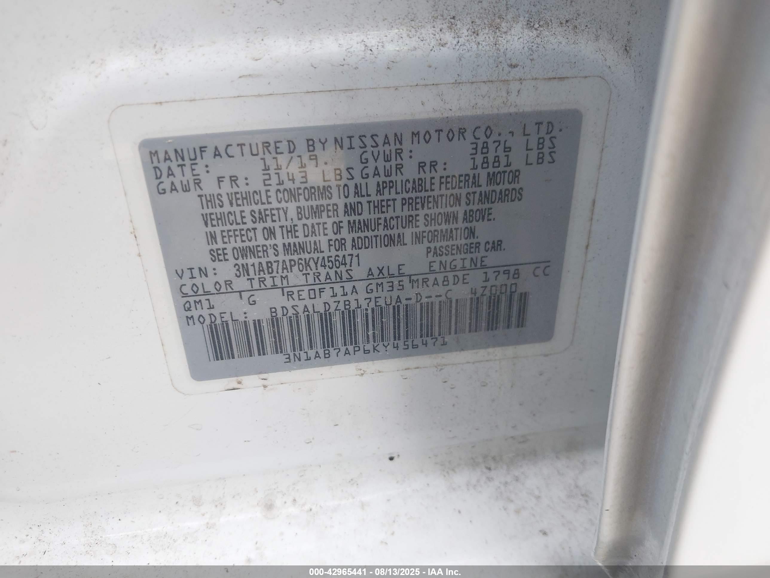 NISSAN SENTRA image 9