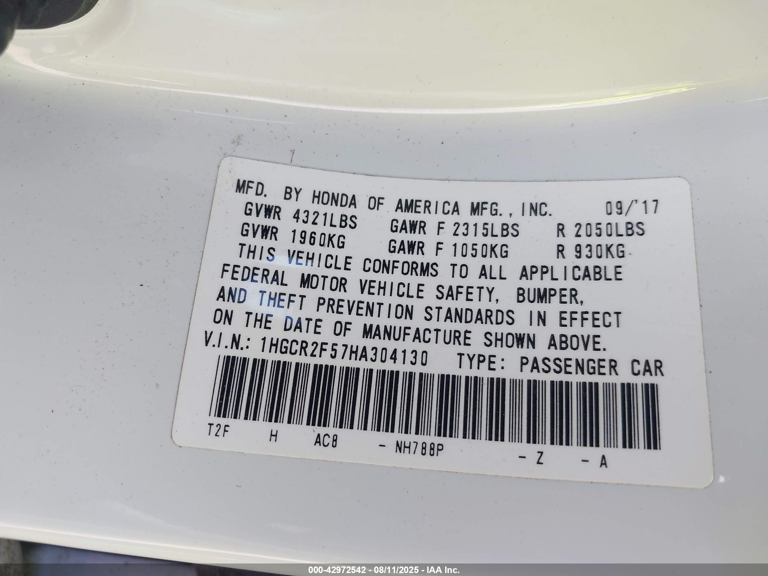 HONDA ACCORD image 9