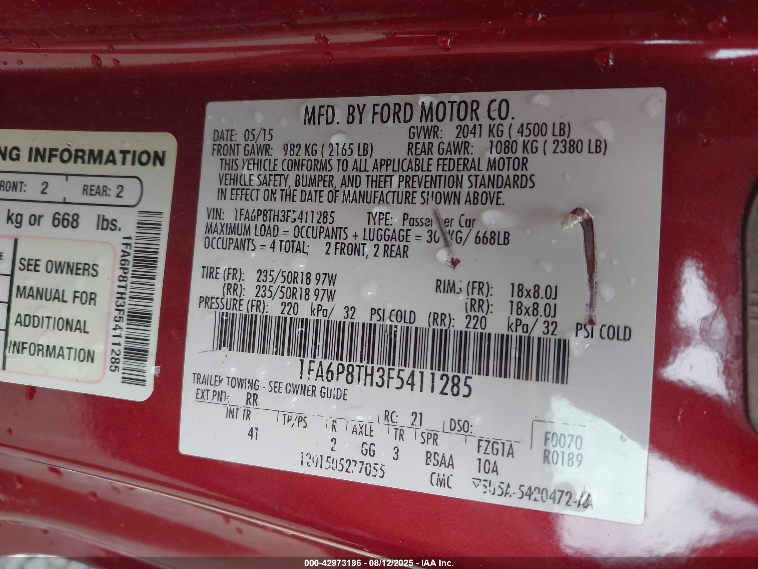 FORD MUSTANG image 9