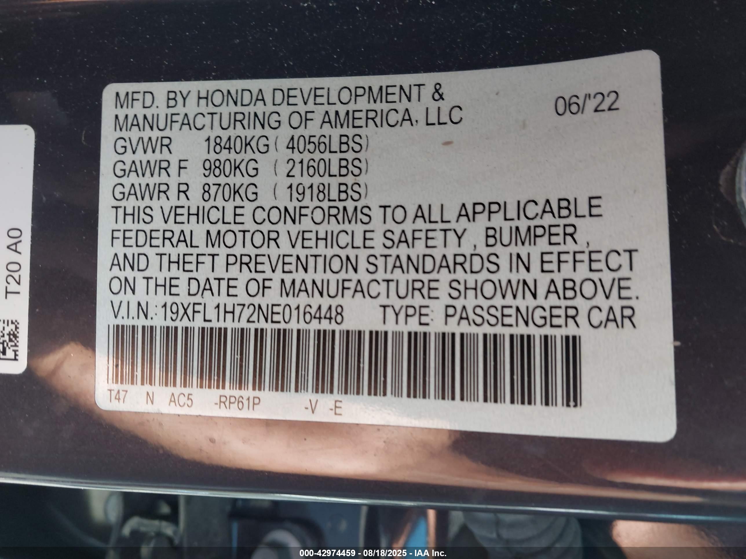 HONDA CIVIC image 9