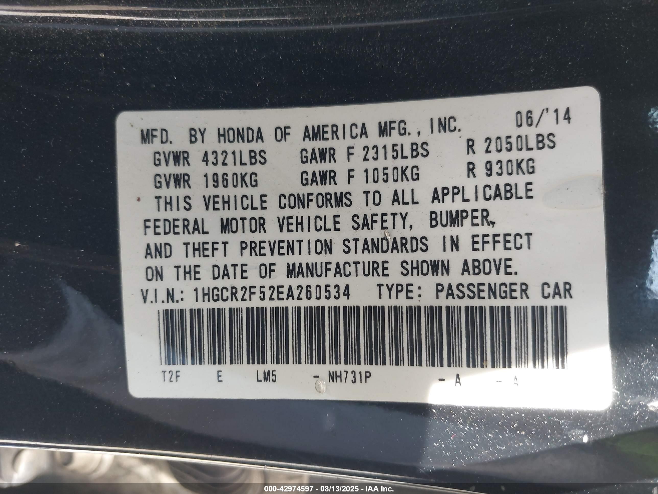 HONDA ACCORD image 9
