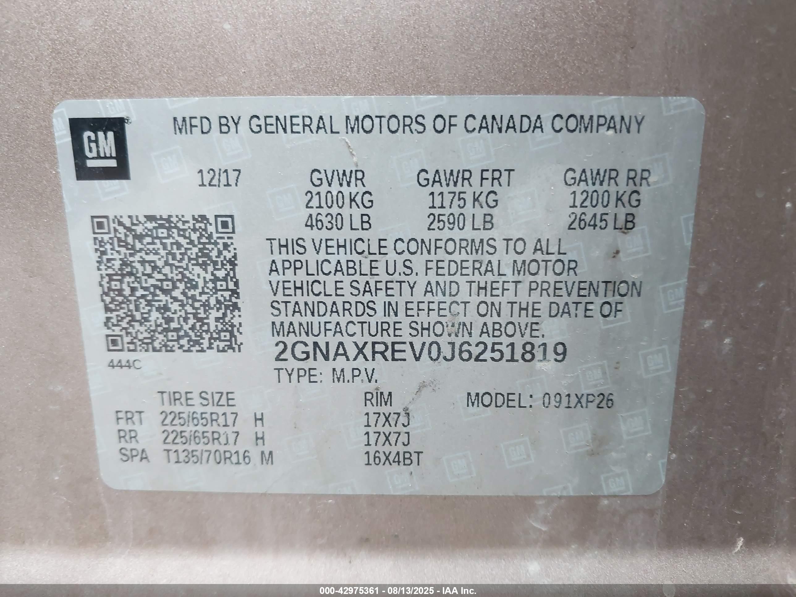 CHEVROLET EQUINOX image 9