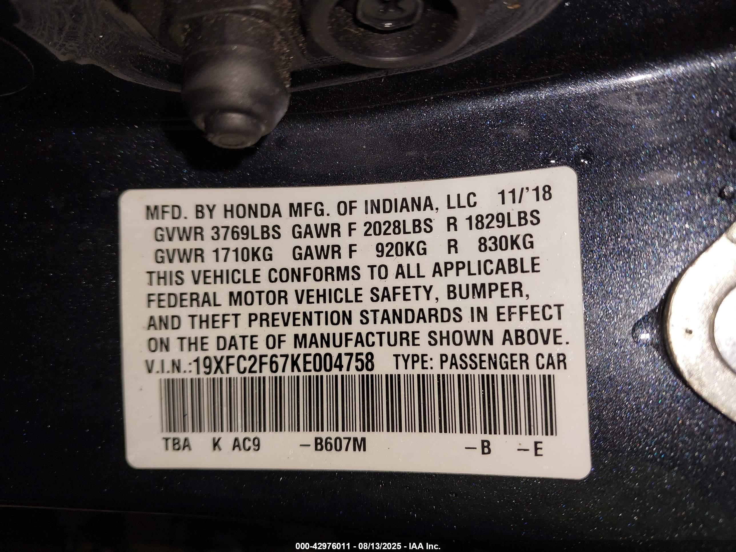 HONDA CIVIC image 9