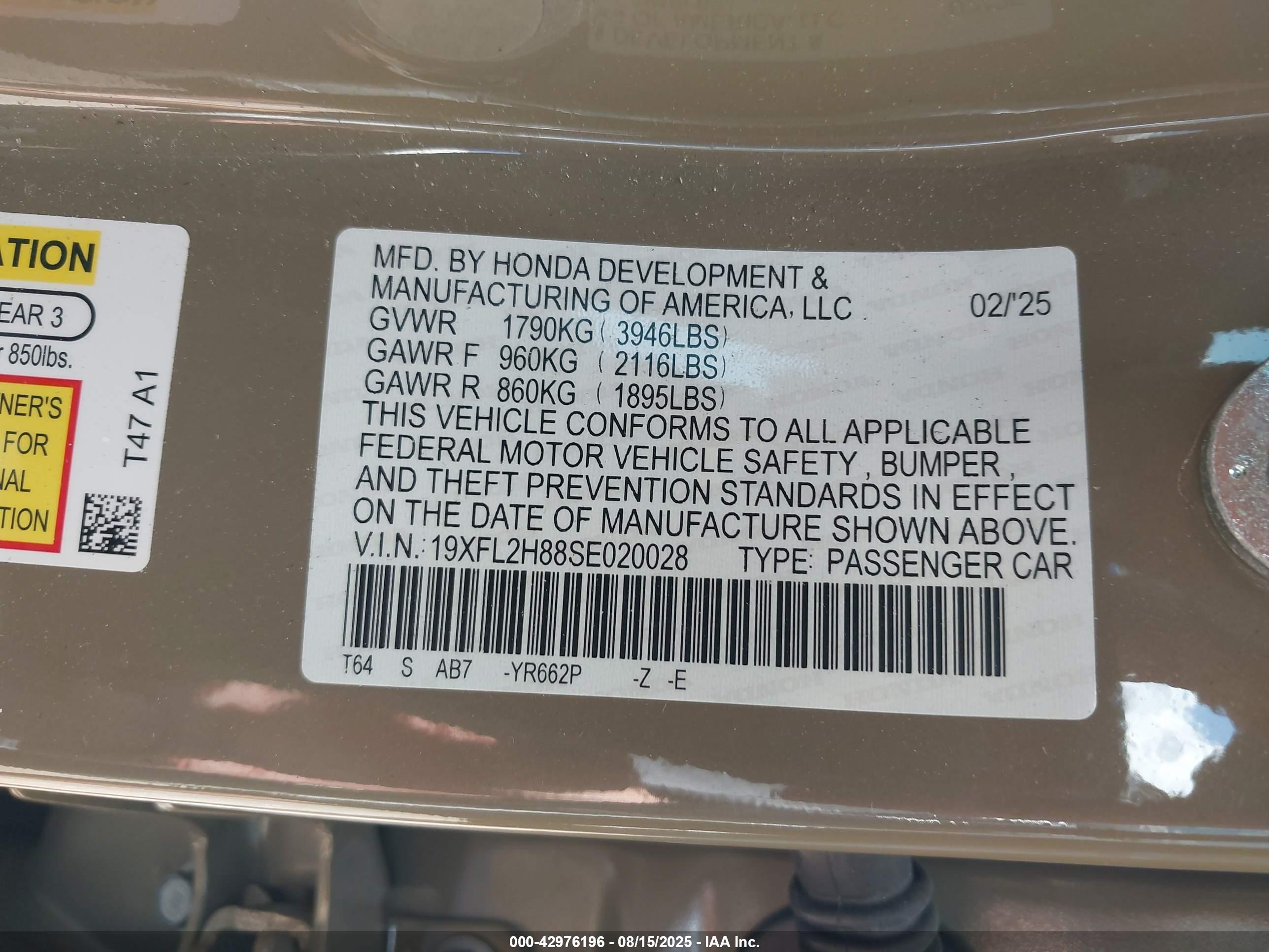 HONDA CIVIC image 9