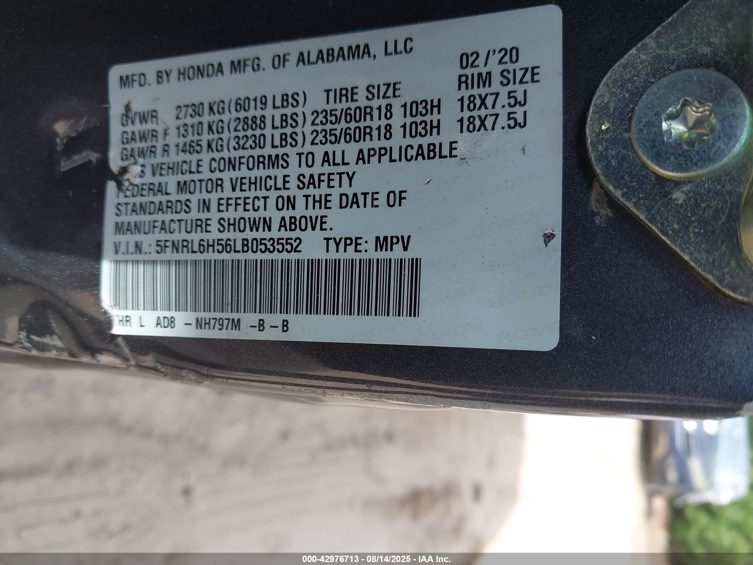 HONDA ODYSSEY image 9
