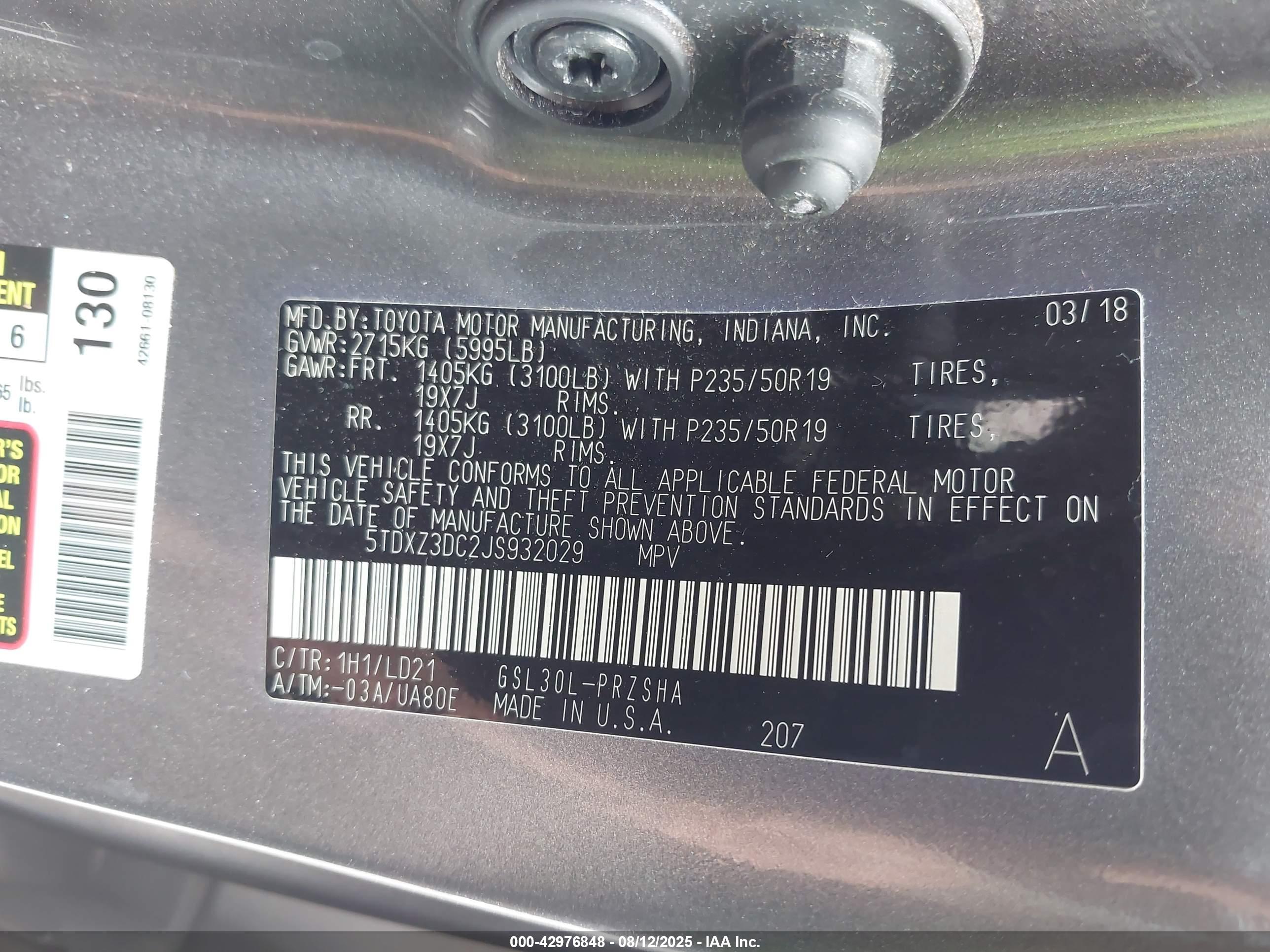 TOYOTA SIENNA image 9