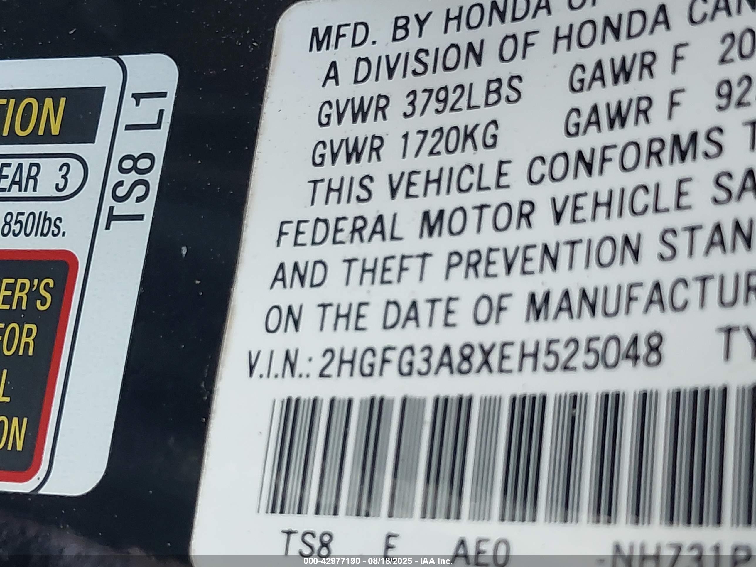 HONDA CIVIC image 9
