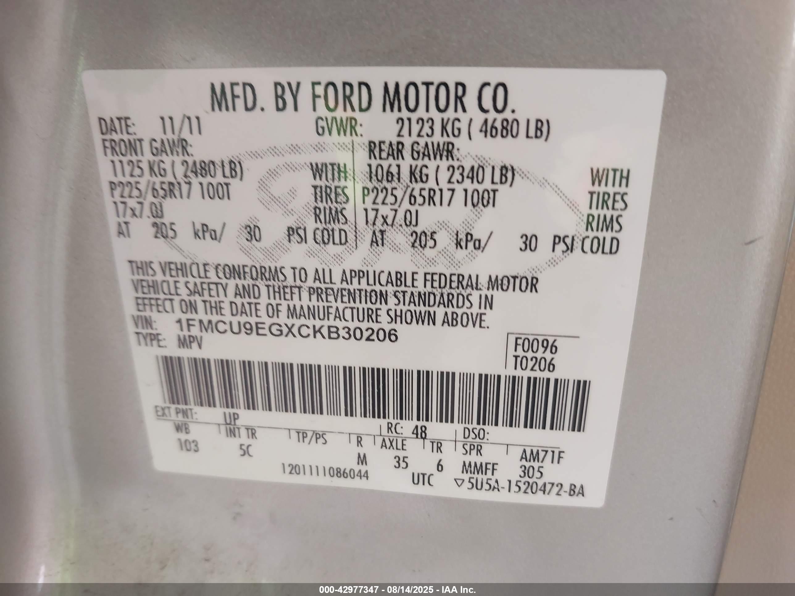 FORD ESCAPE image 9