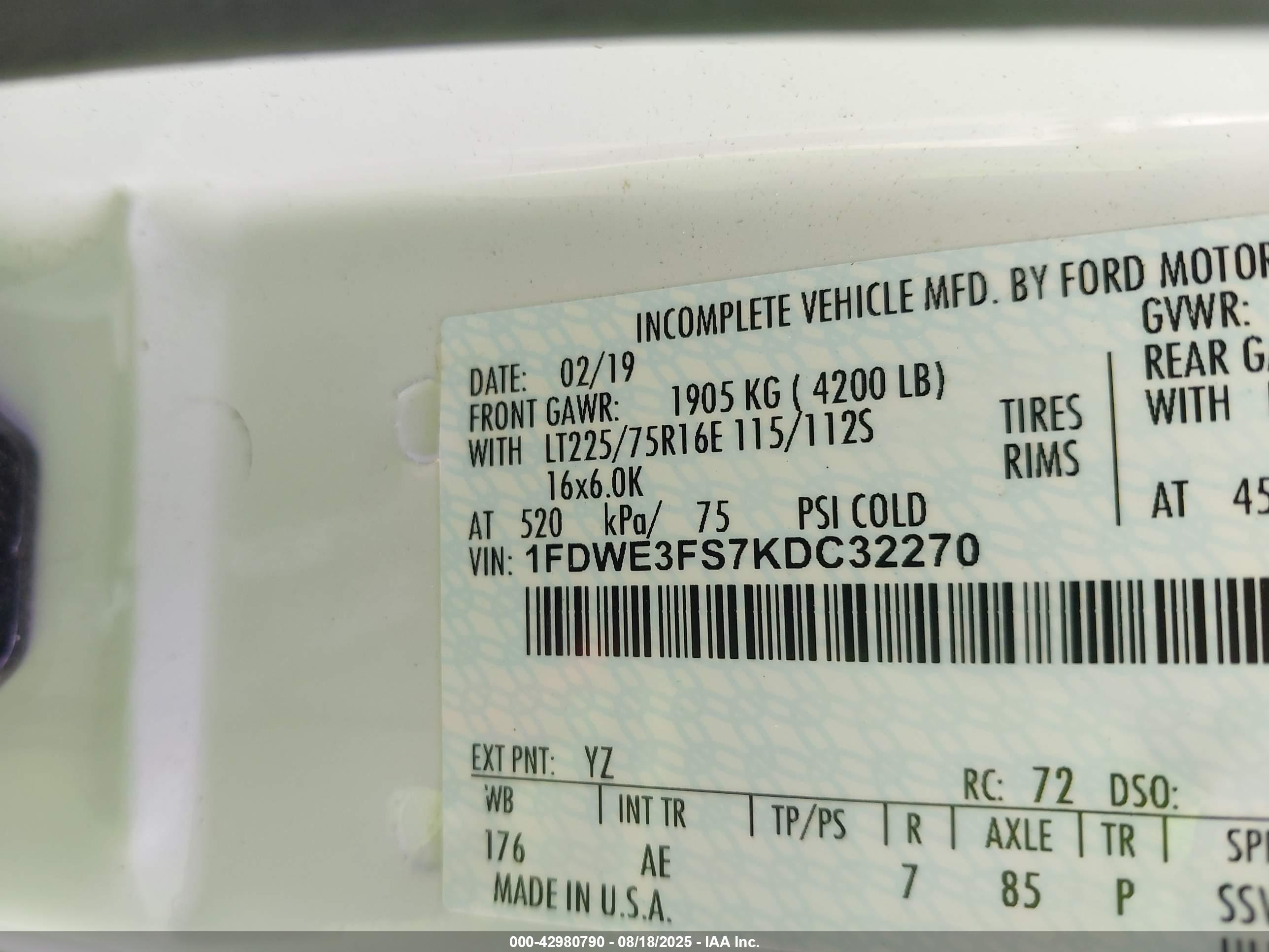 FORD E-350 image 9