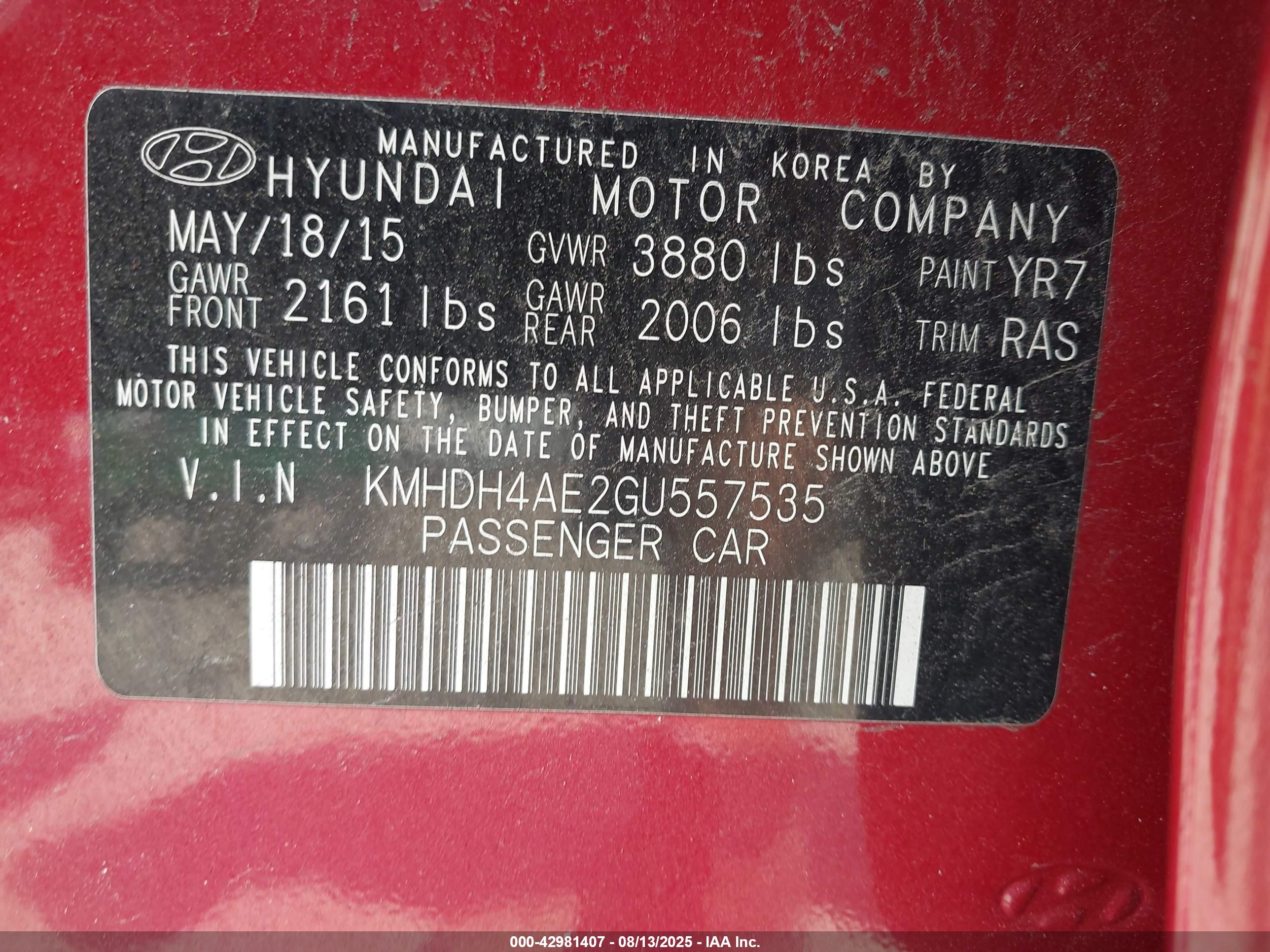 HYUNDAI ELANTRA image 9