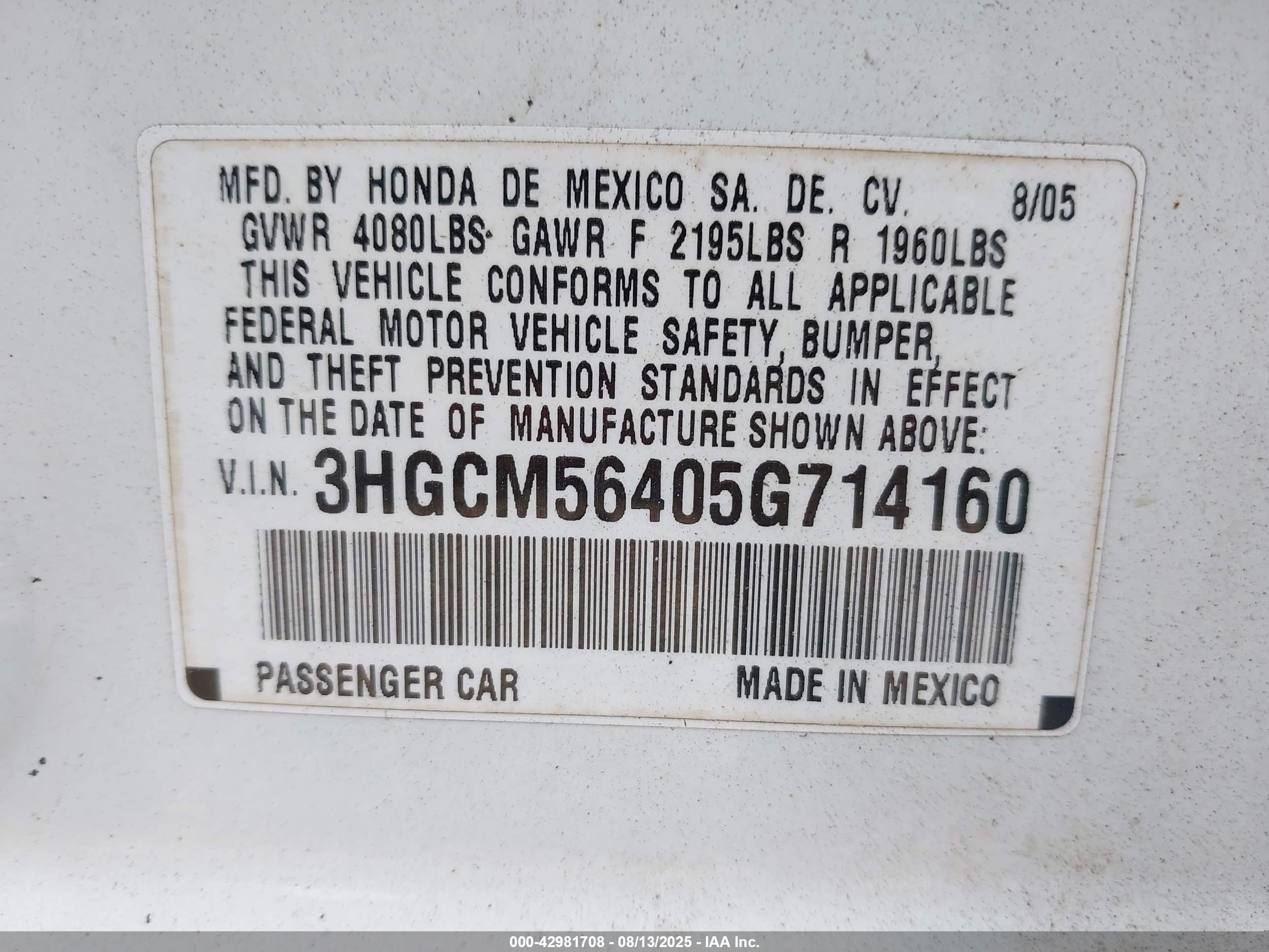 HONDA ACCORD image 9