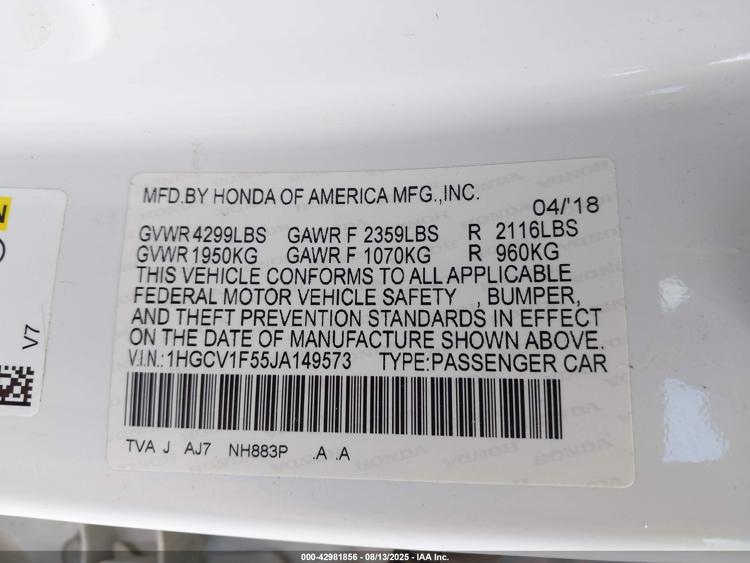 HONDA ACCORD image 9
