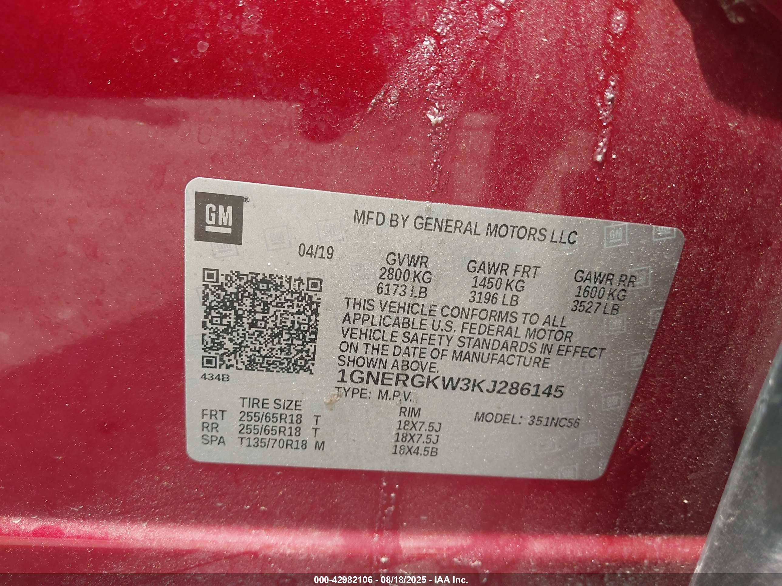 CHEVROLET TRAVERSE image 9