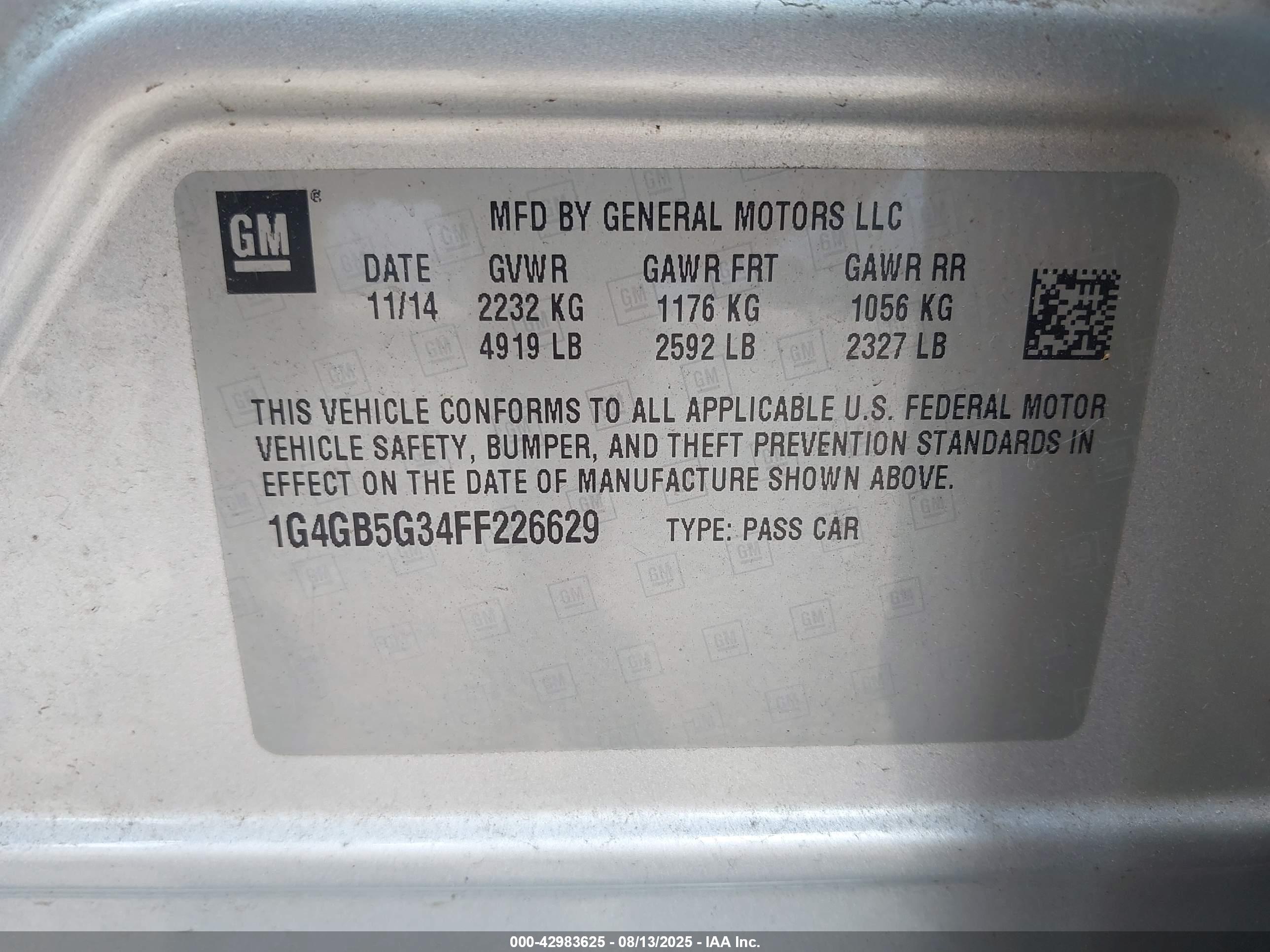 BUICK LACROSSE image 9
