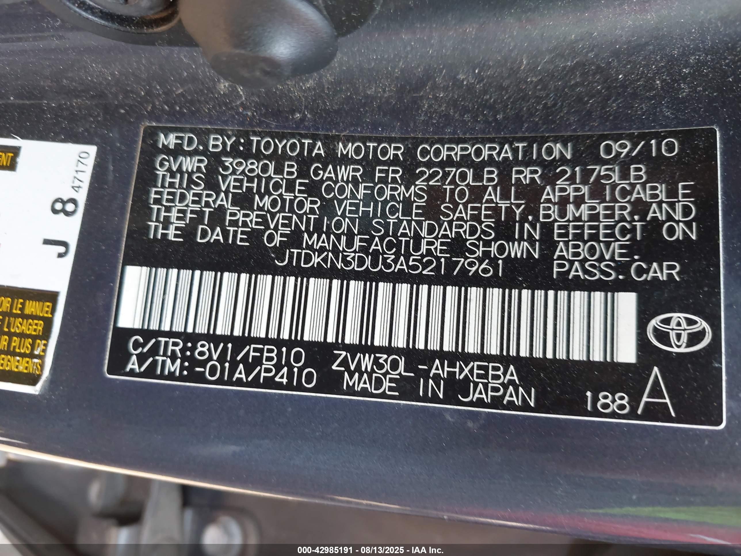 TOYOTA PRIUS image 9