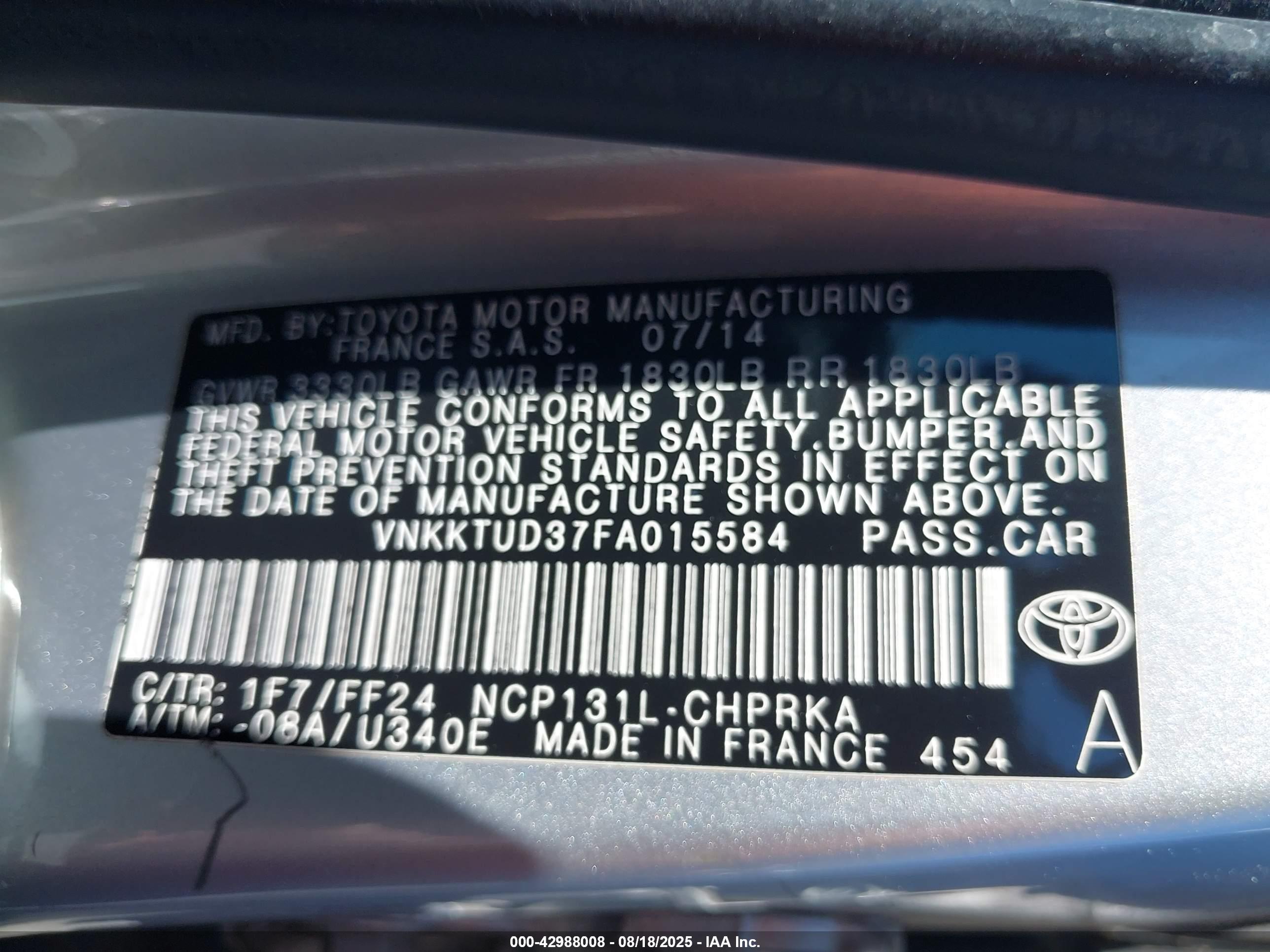 TOYOTA YARIS image 9
