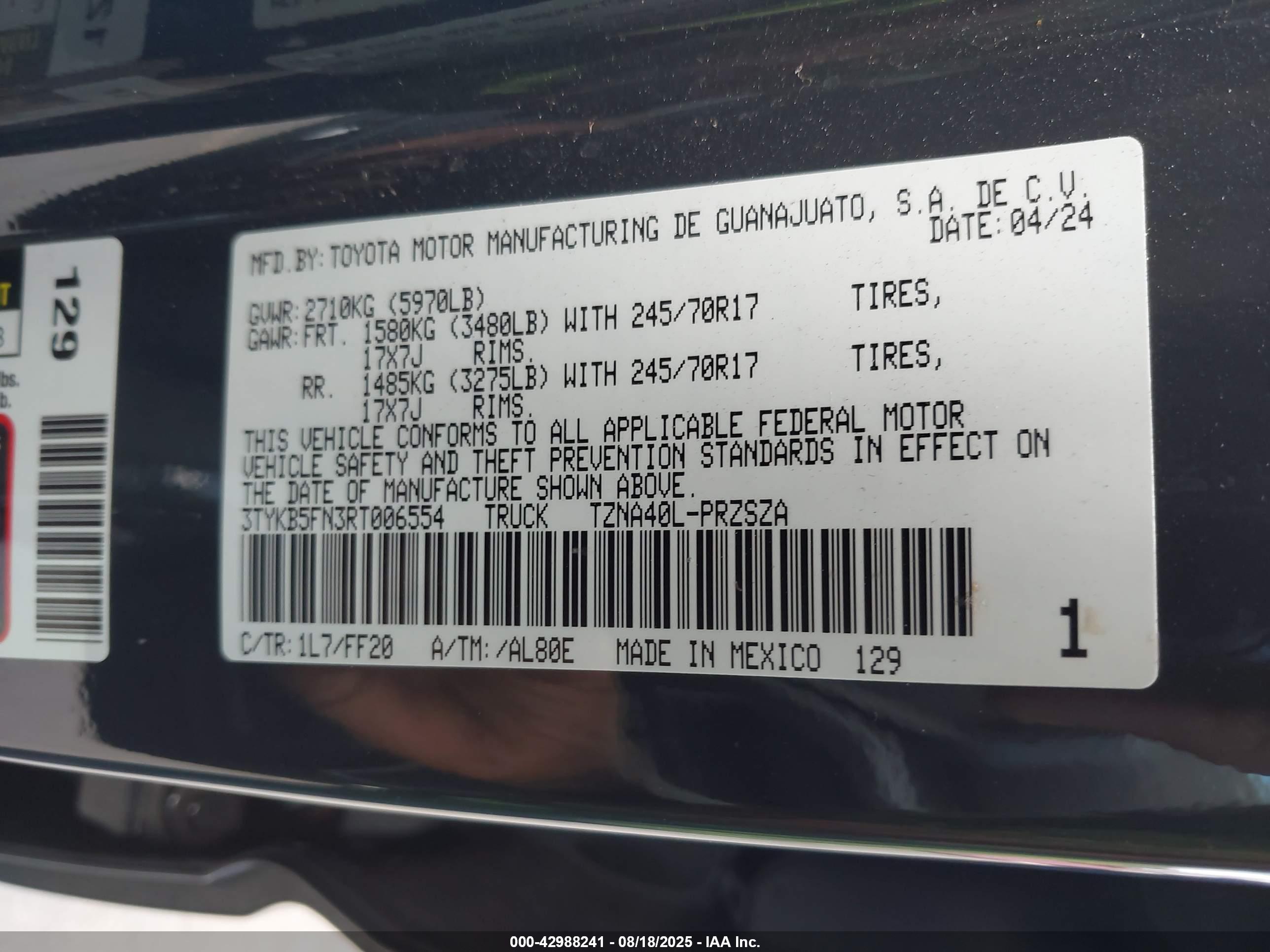 TOYOTA TACOMA image 9
