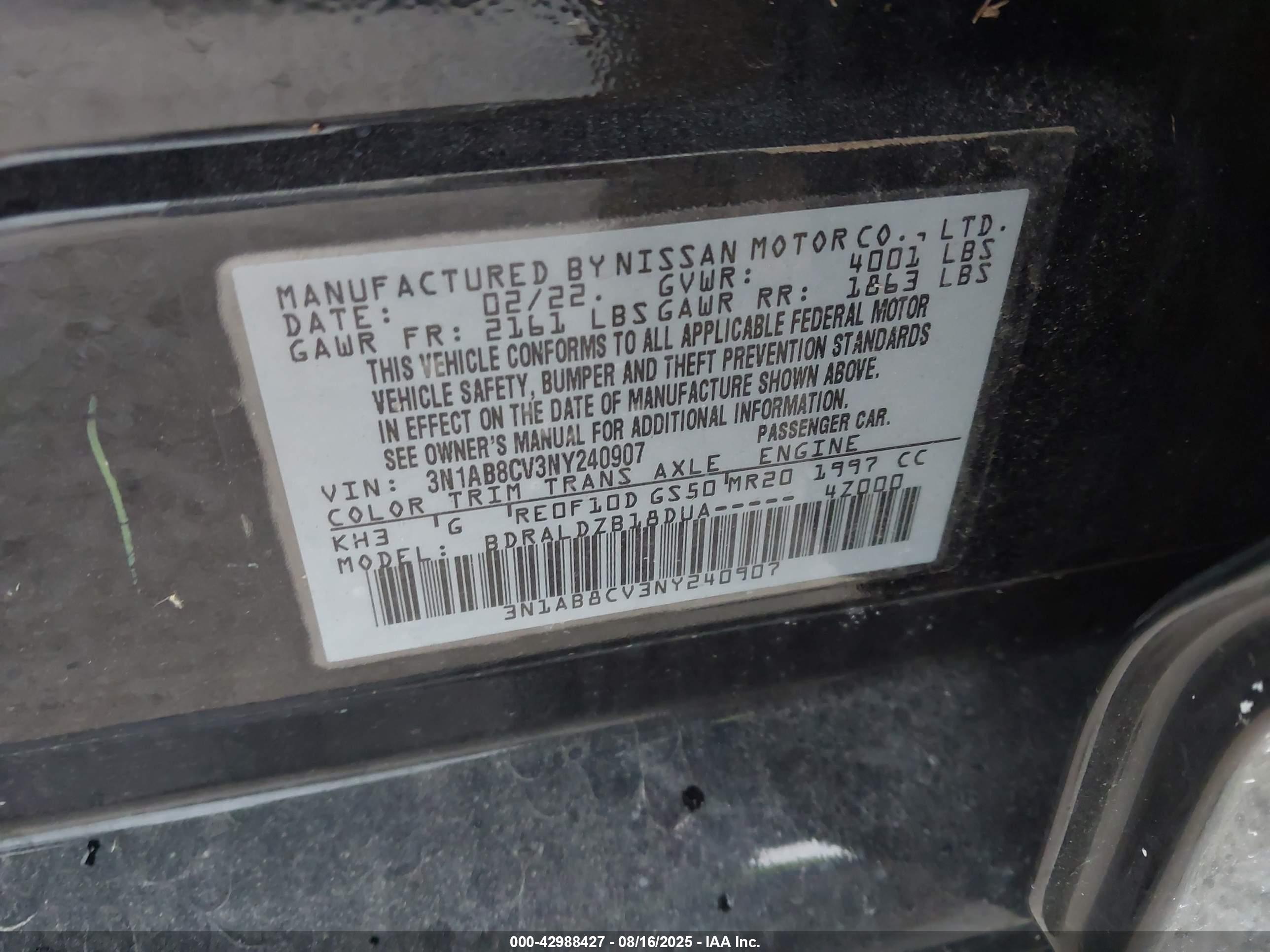 NISSAN SENTRA image 9