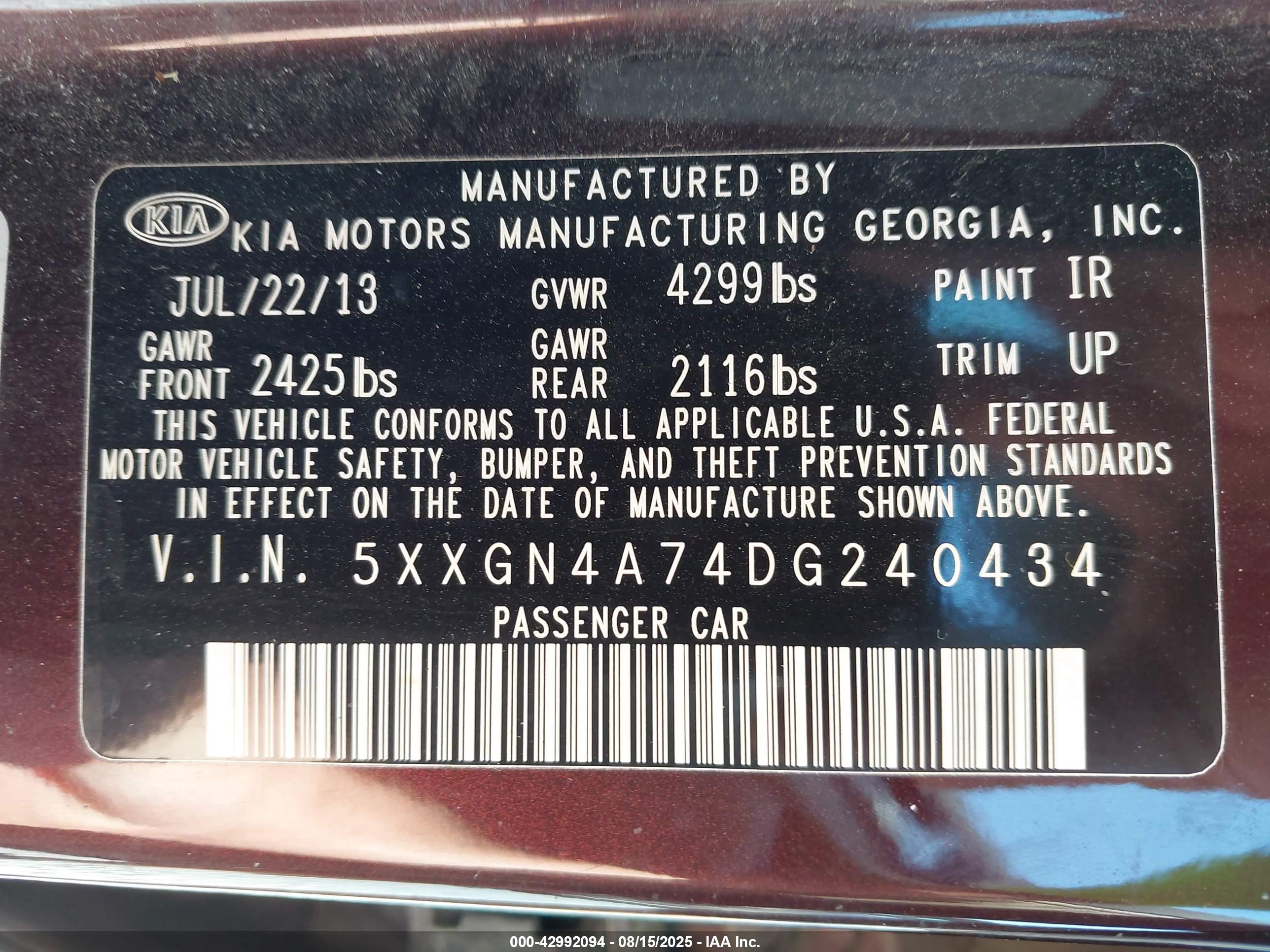 KIA OPTIMA image 9