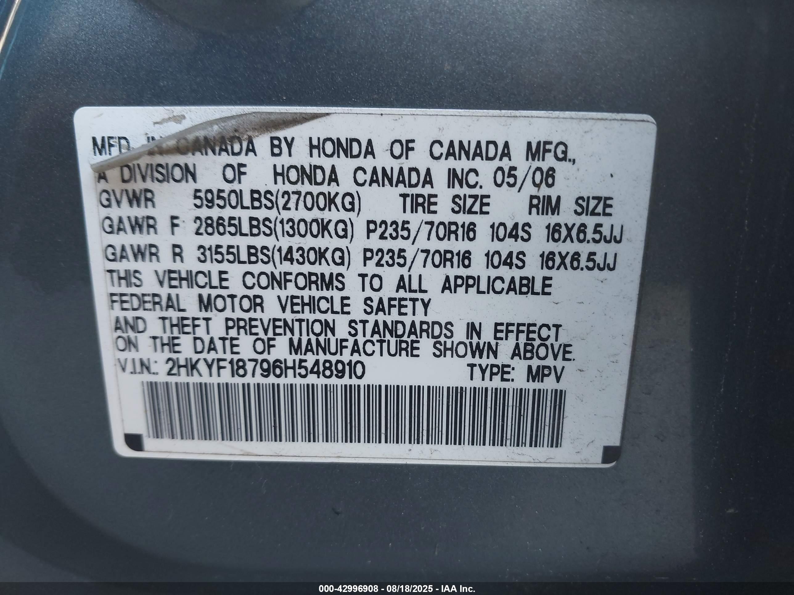 HONDA PILOT image 9