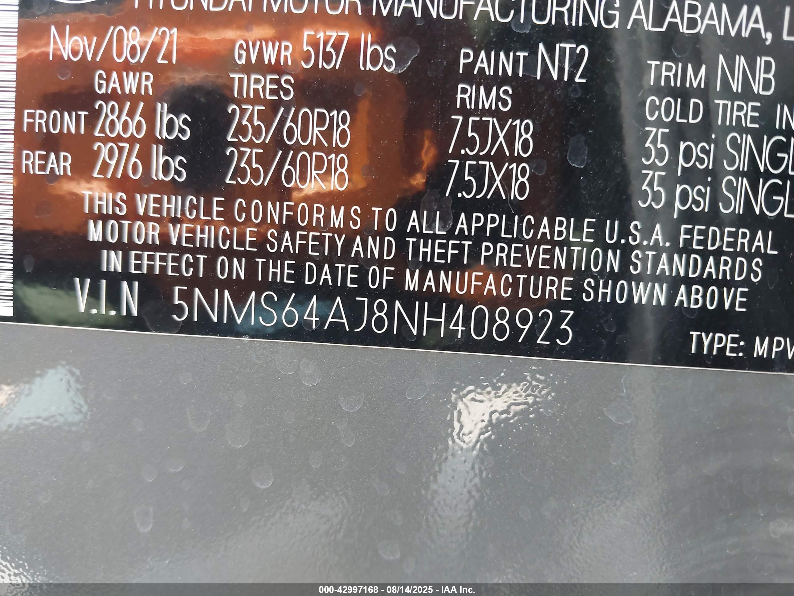 HYUNDAI SANTA image 9