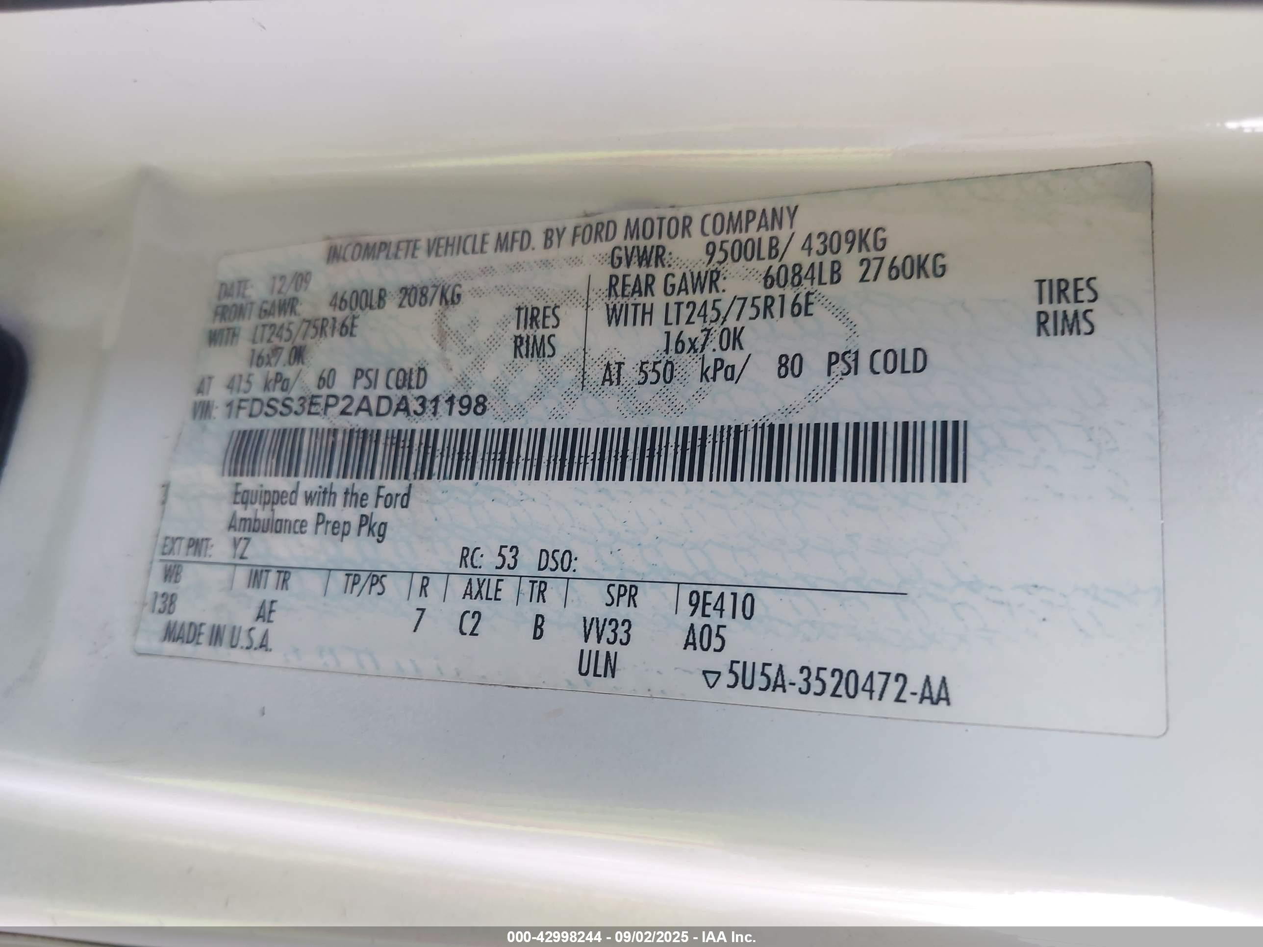 FORD E-350 image 9