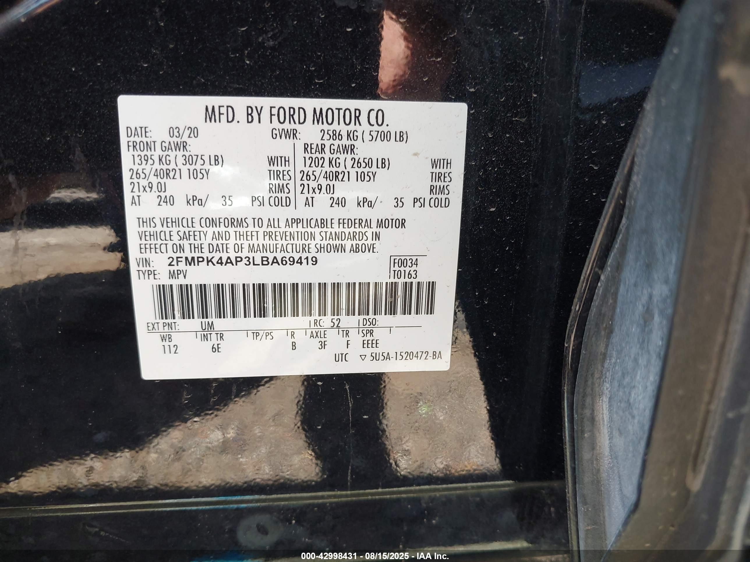 FORD EDGE image 9