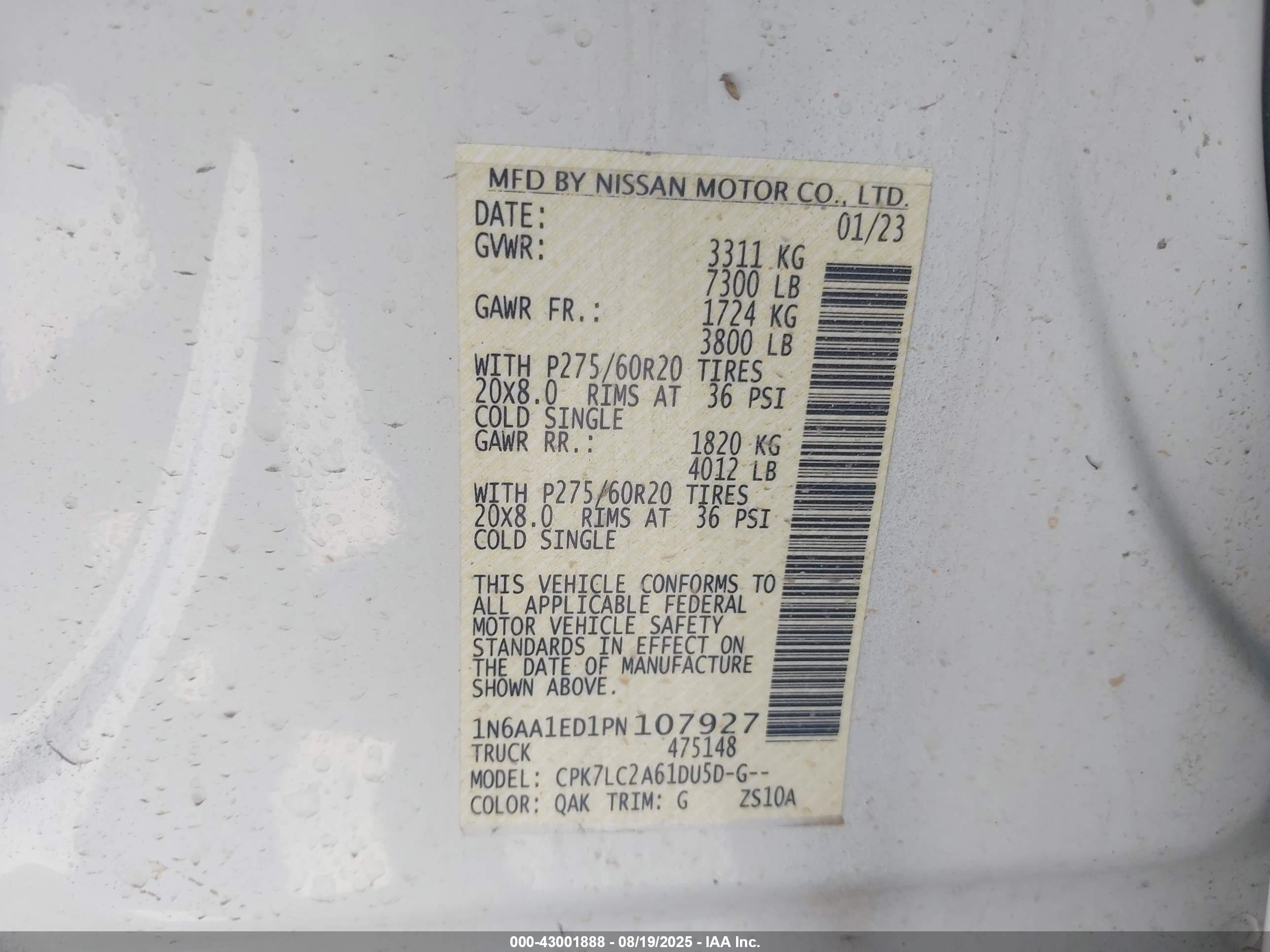 NISSAN TITAN image 9
