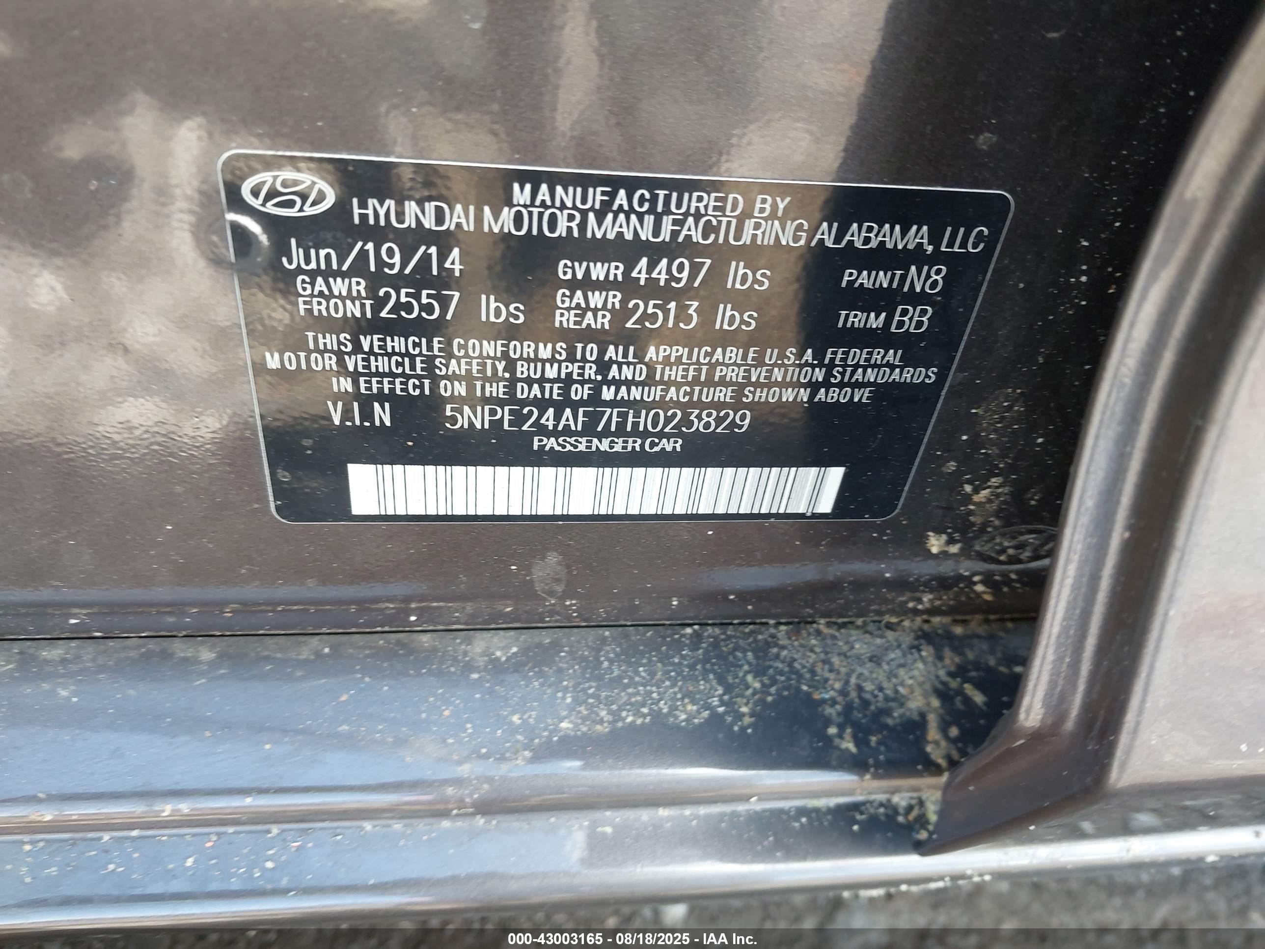 HYUNDAI SONATA image 9