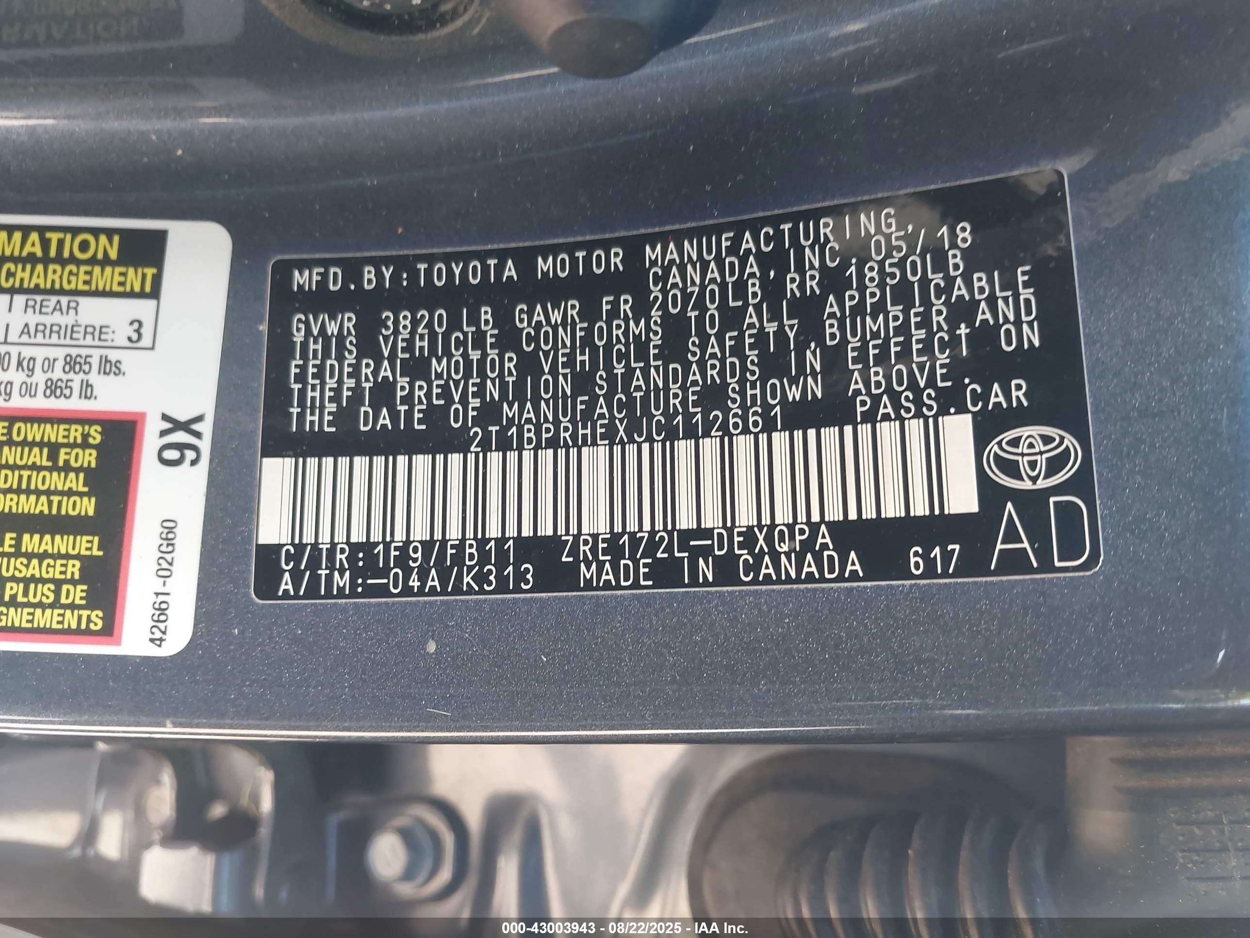 TOYOTA COROLLA image 9