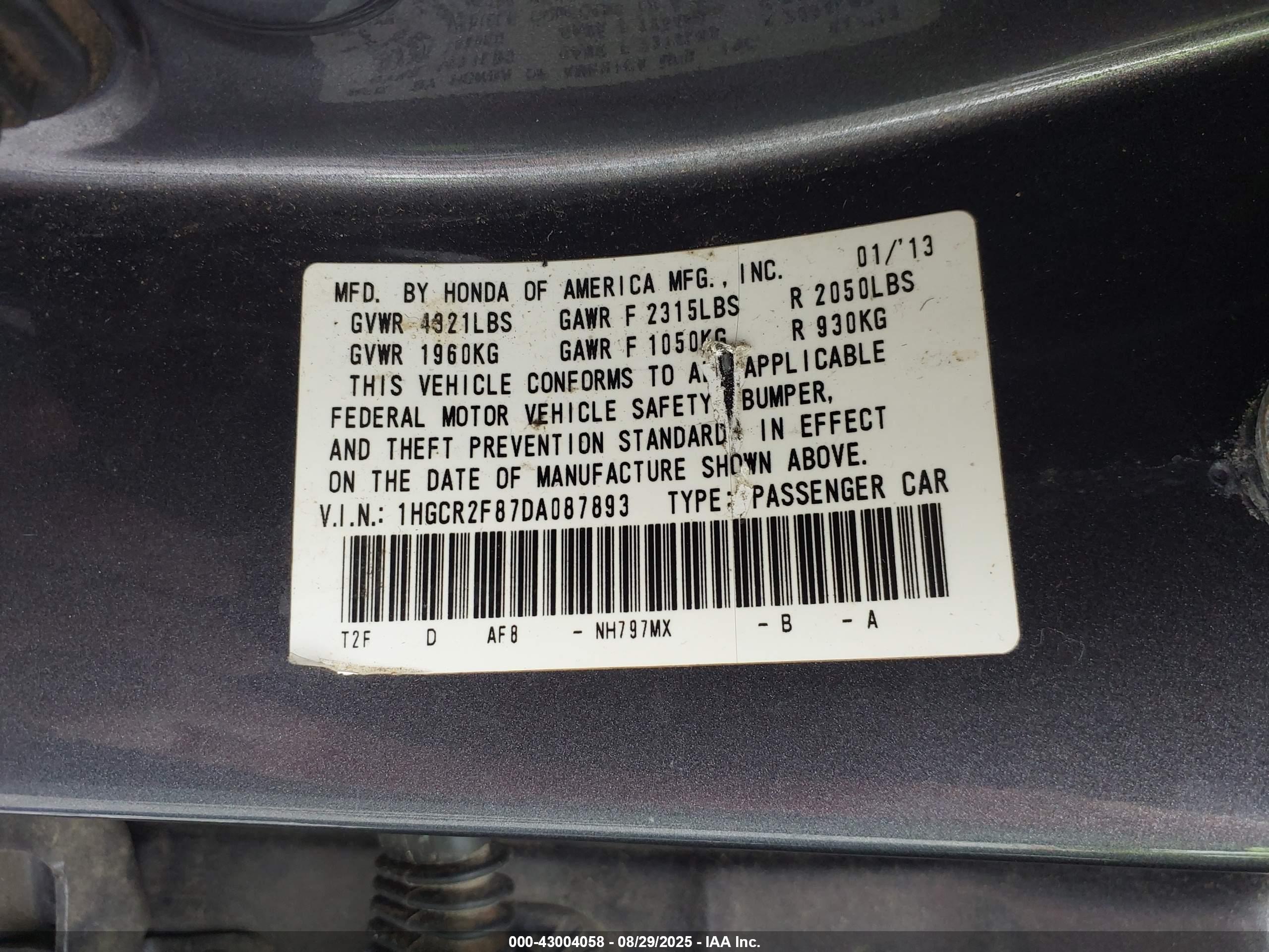 HONDA ACCORD image 9