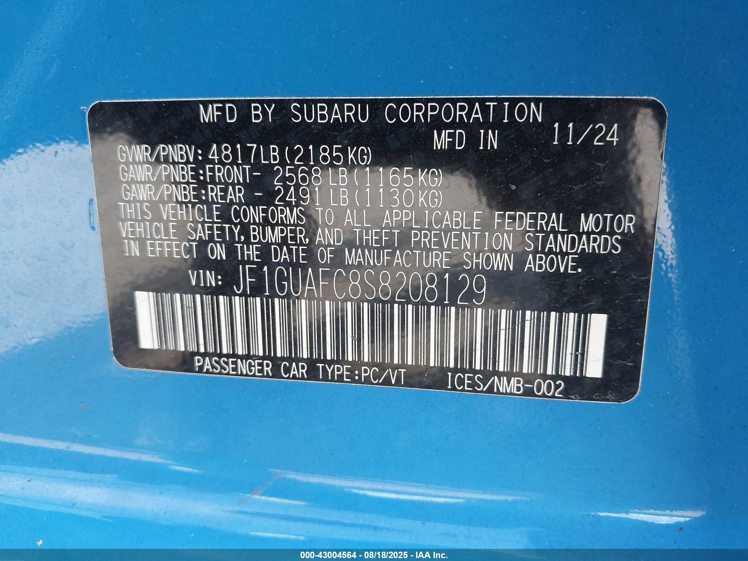 SUBARU IMPREZA image 9
