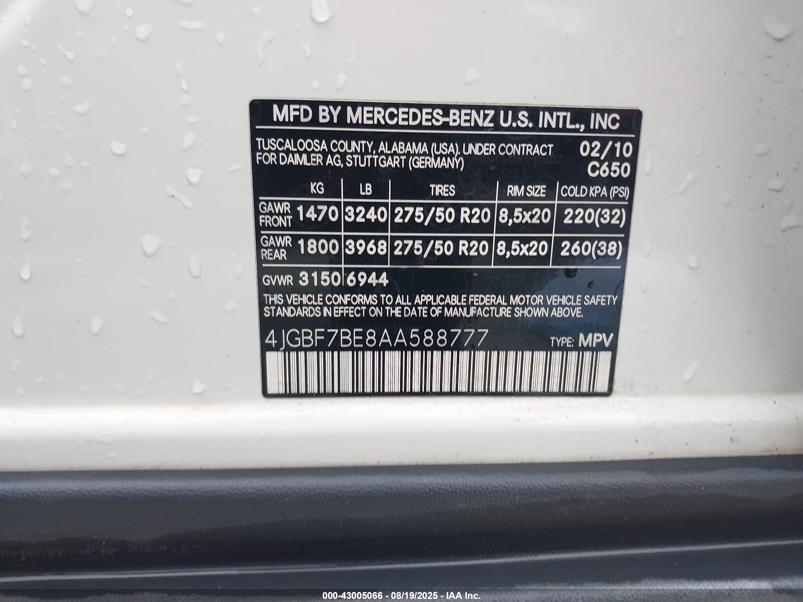 MERCEDES-BENZ GL image 9
