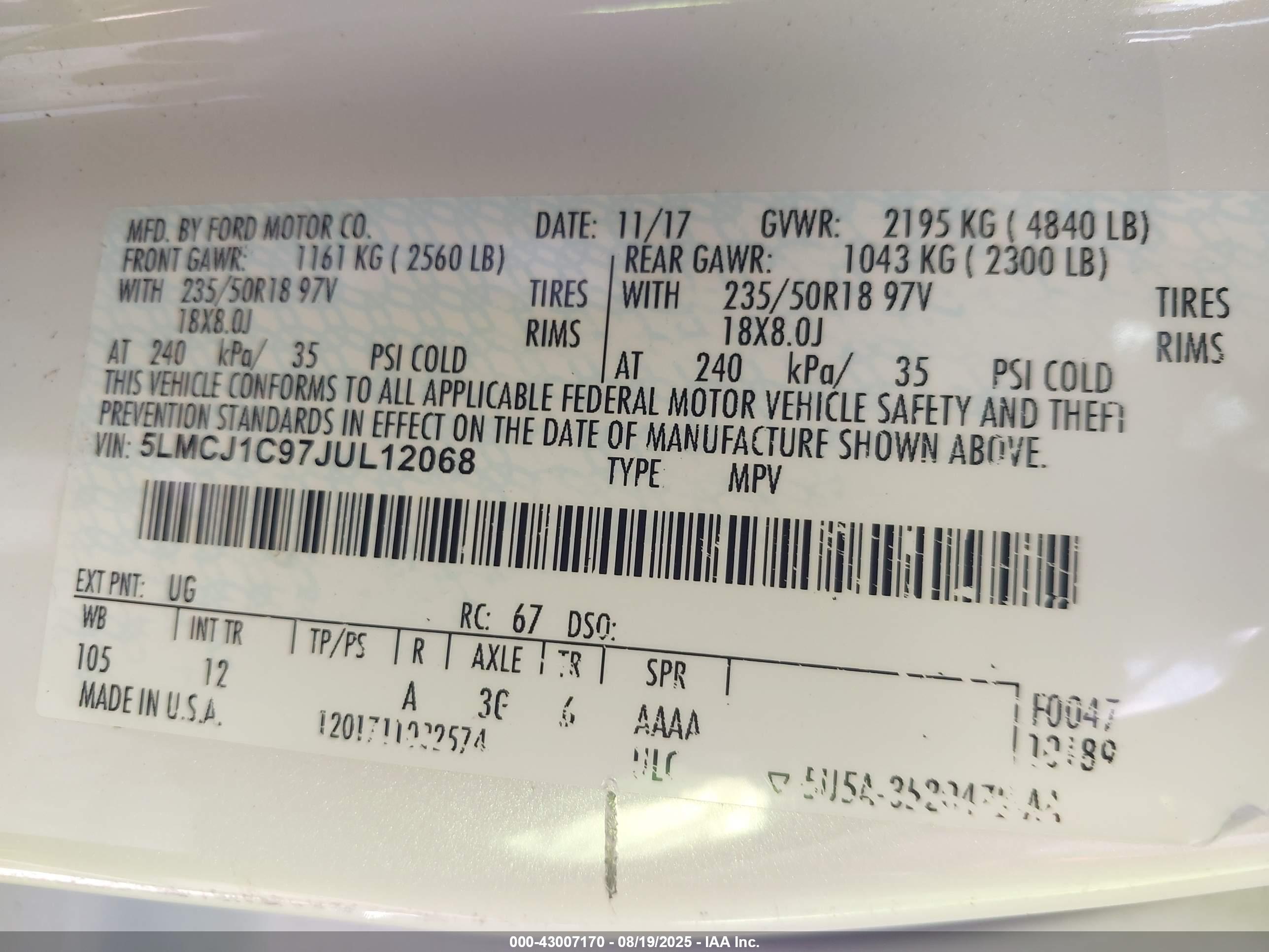 LINCOLN MKC image 9