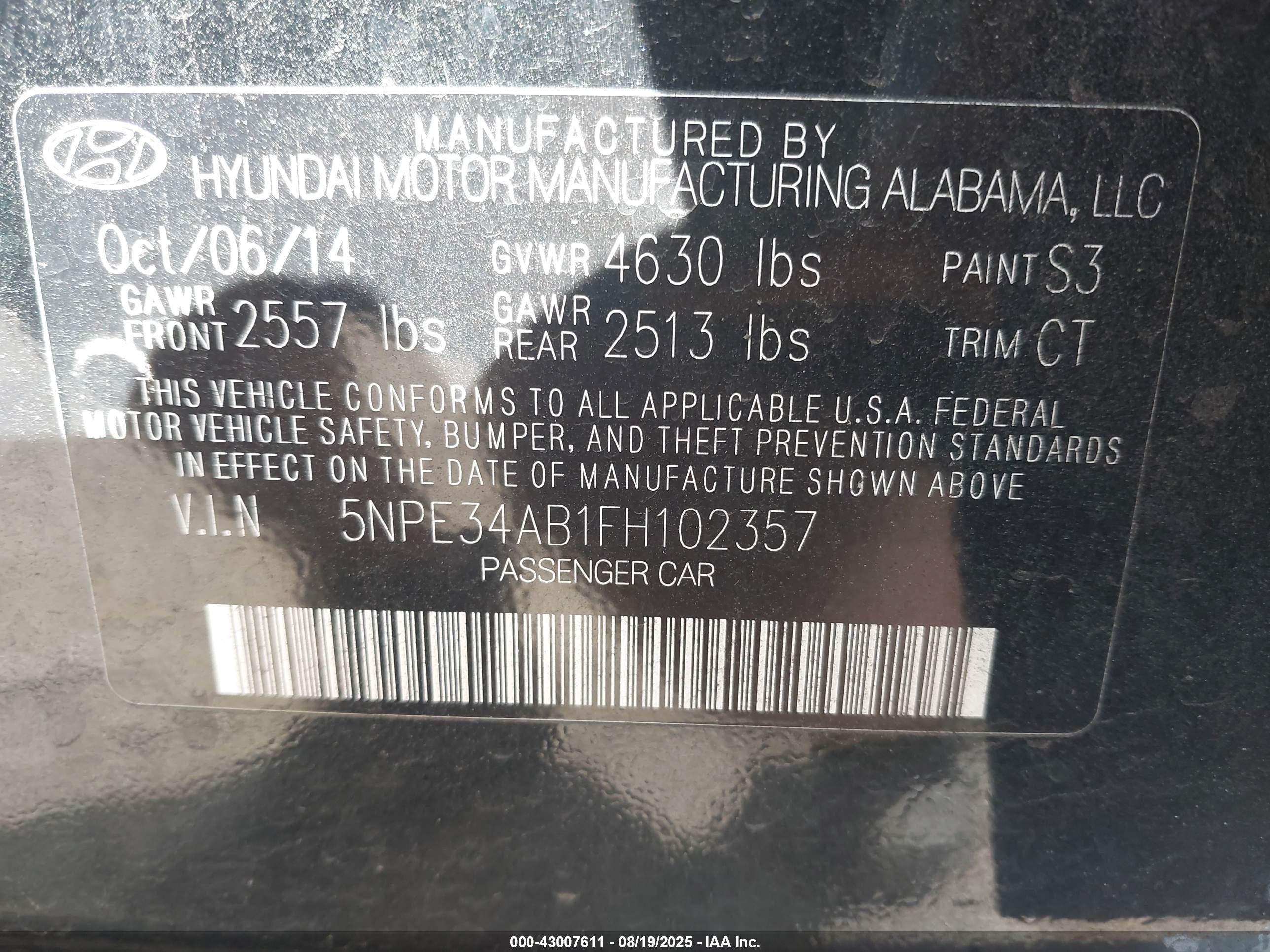 HYUNDAI SONATA image 9