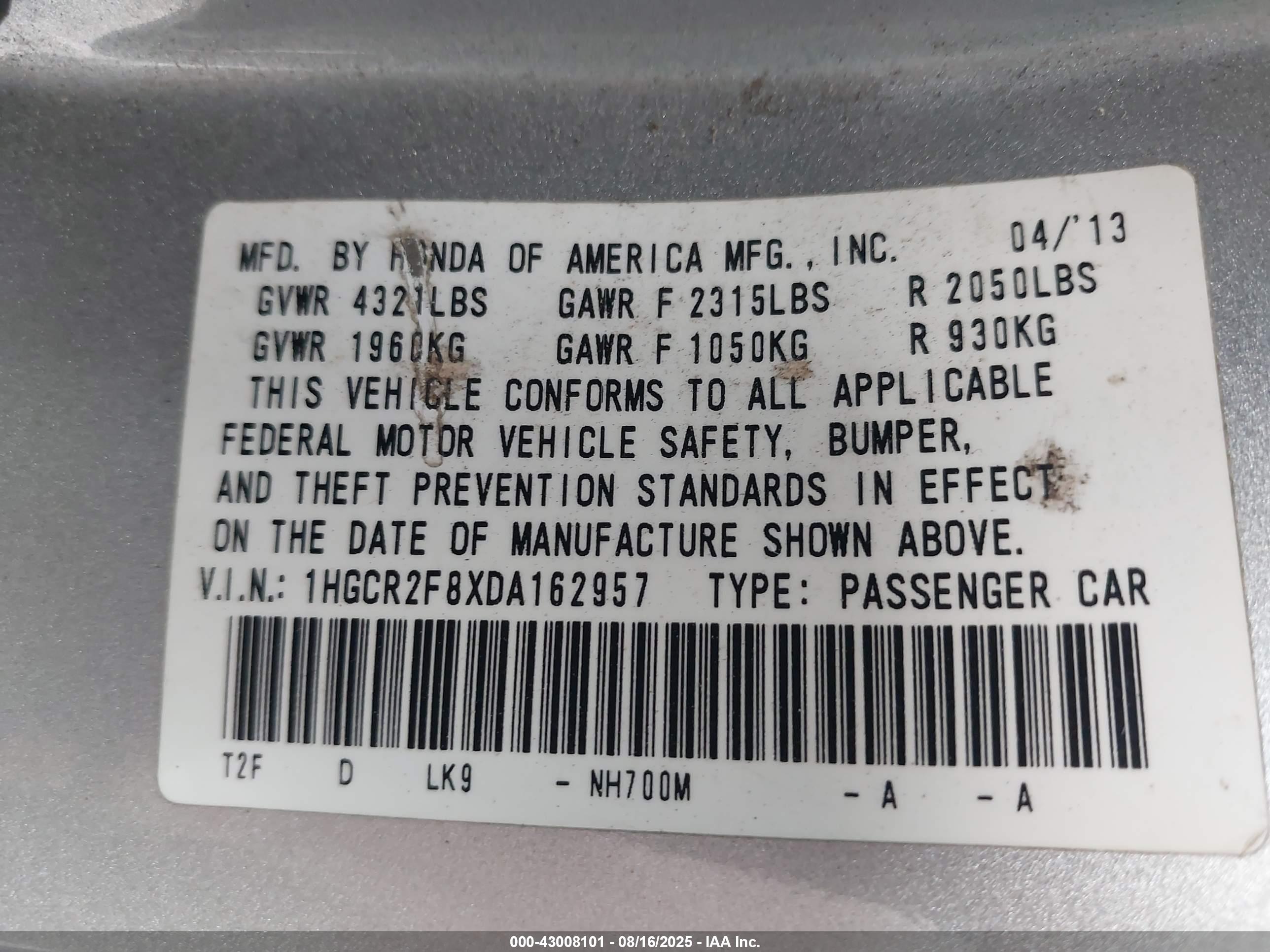 HONDA ACCORD image 9