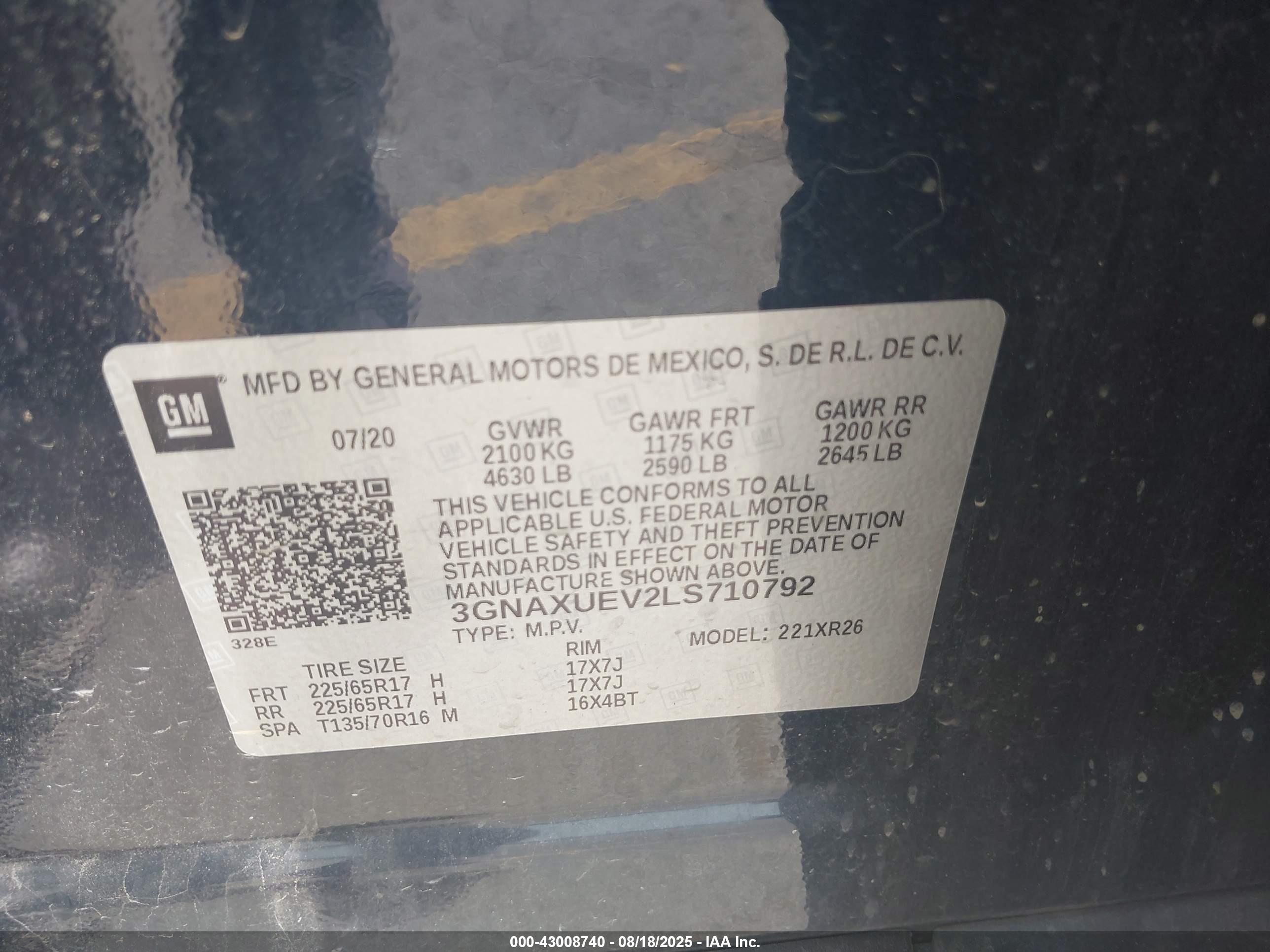 CHEVROLET EQUINOX image 9