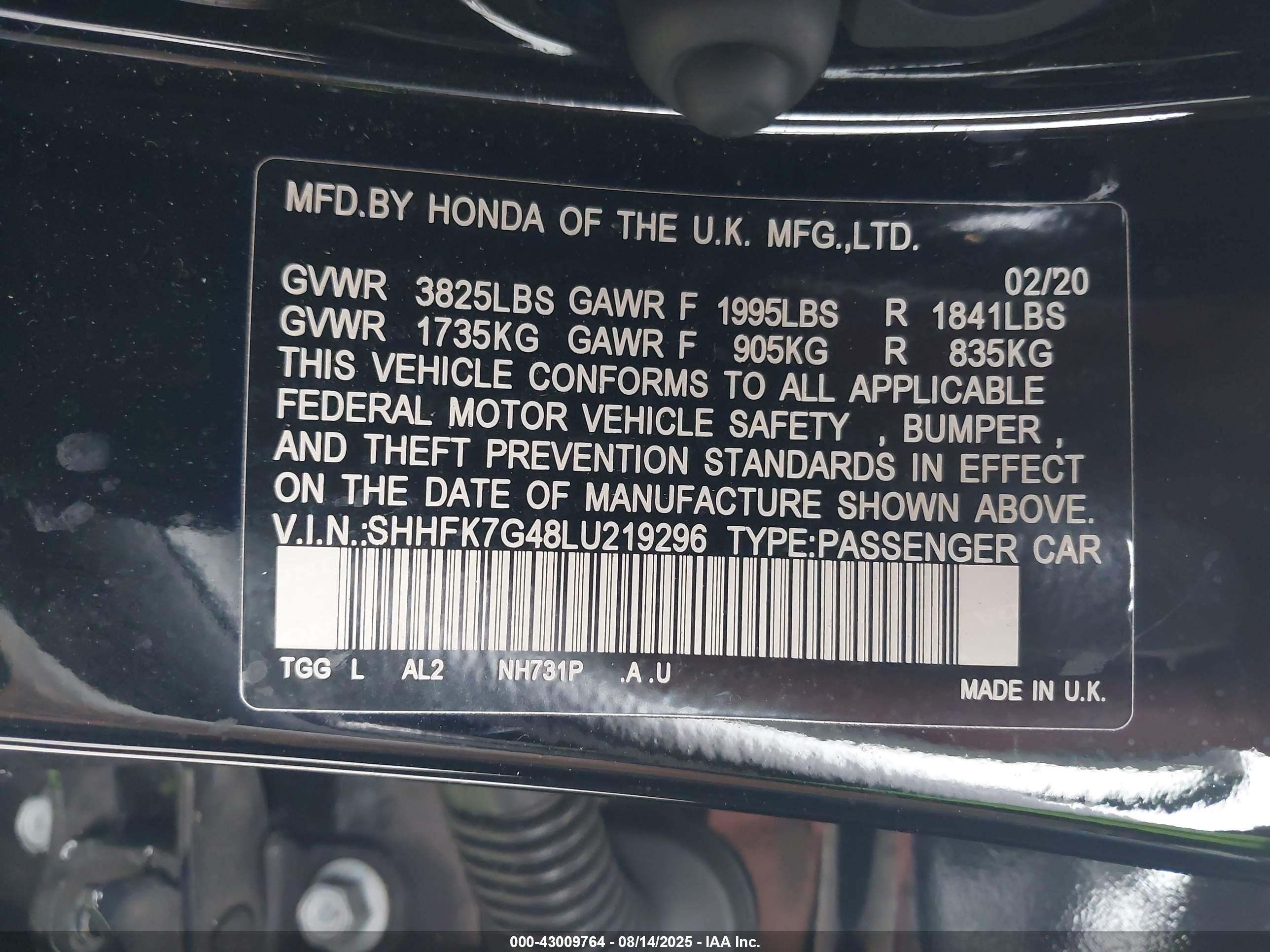 HONDA CIVIC image 9