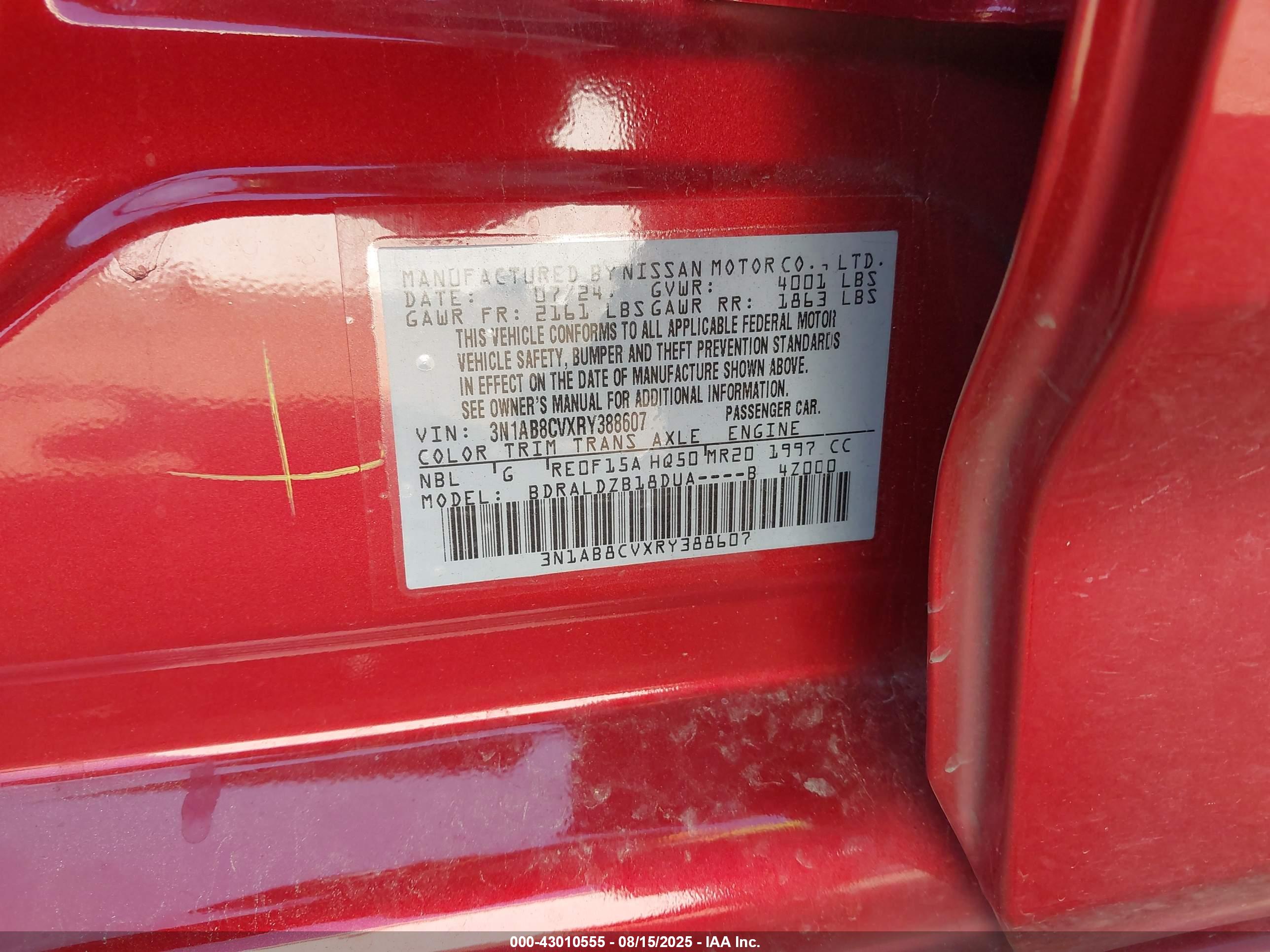 NISSAN SENTRA image 9