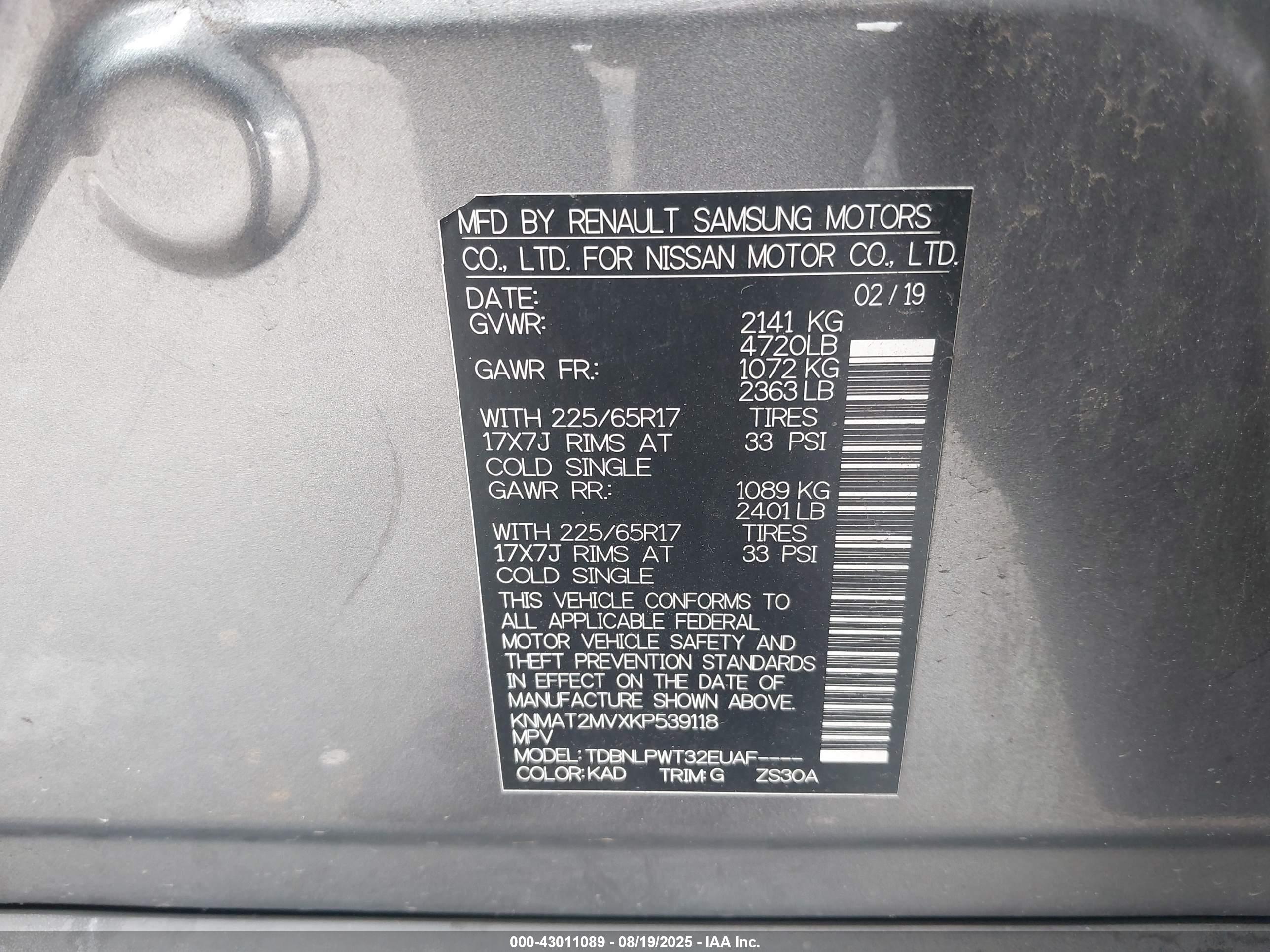 NISSAN ROGUE image 9